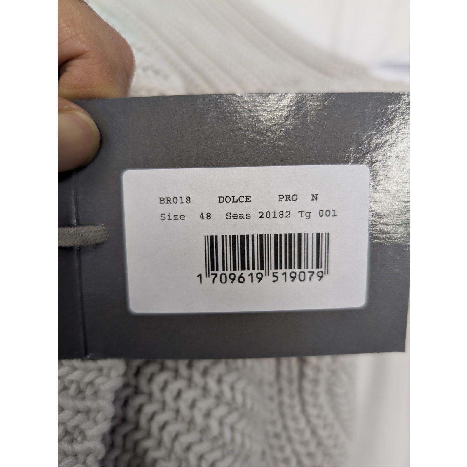 Tom Ford o1rshd1 Men's Ribbed Knit Sweater Sweatshirt in Grey Size US M / EU 48-50 / 2 - 18 Thumbnail
