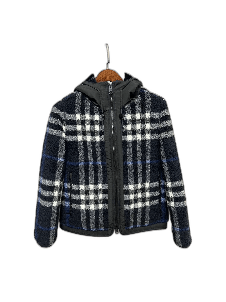 Burberry Burberry Plaid Teddy Jacket Size UK4 Size US XXS / EU 40 - 1 Thumbnail