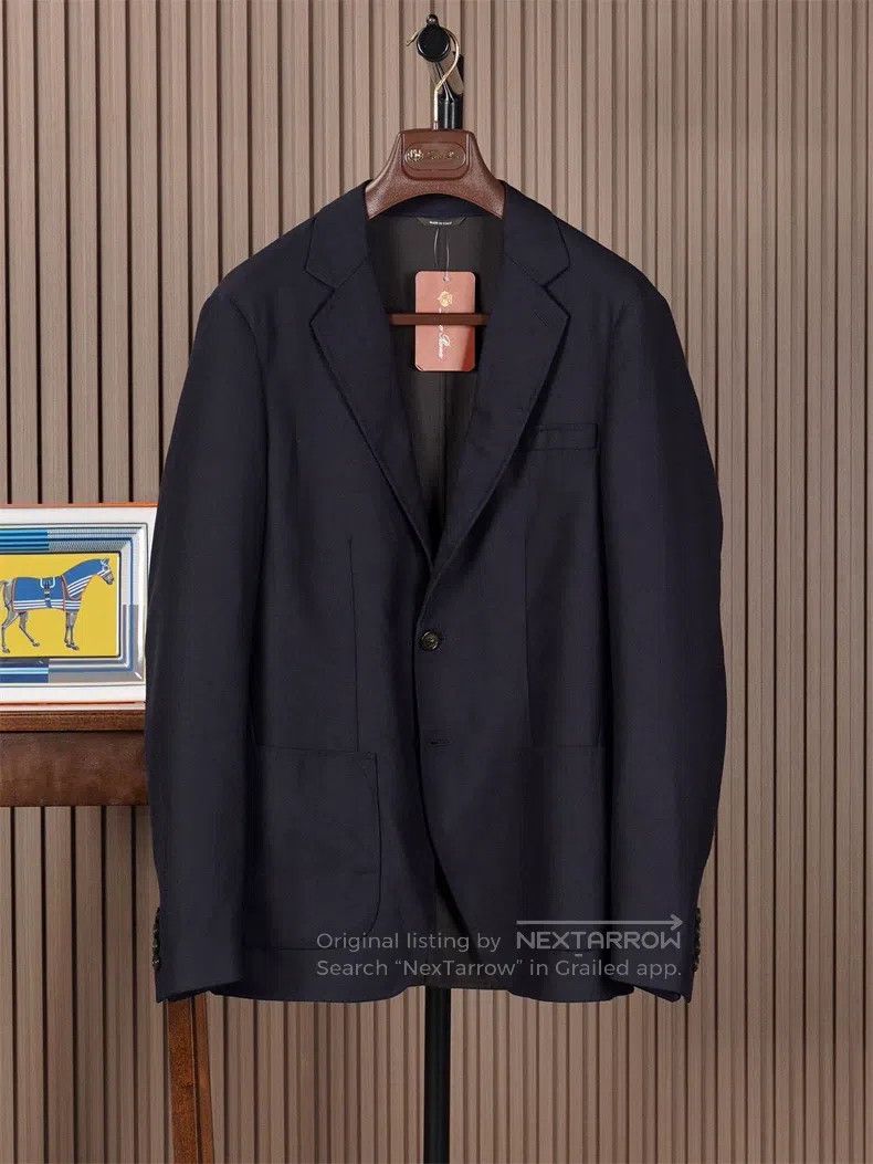 Loro Piana Loro Piana King's Gift Single Breasted Suit Size 48L - 1 Thumbnail
