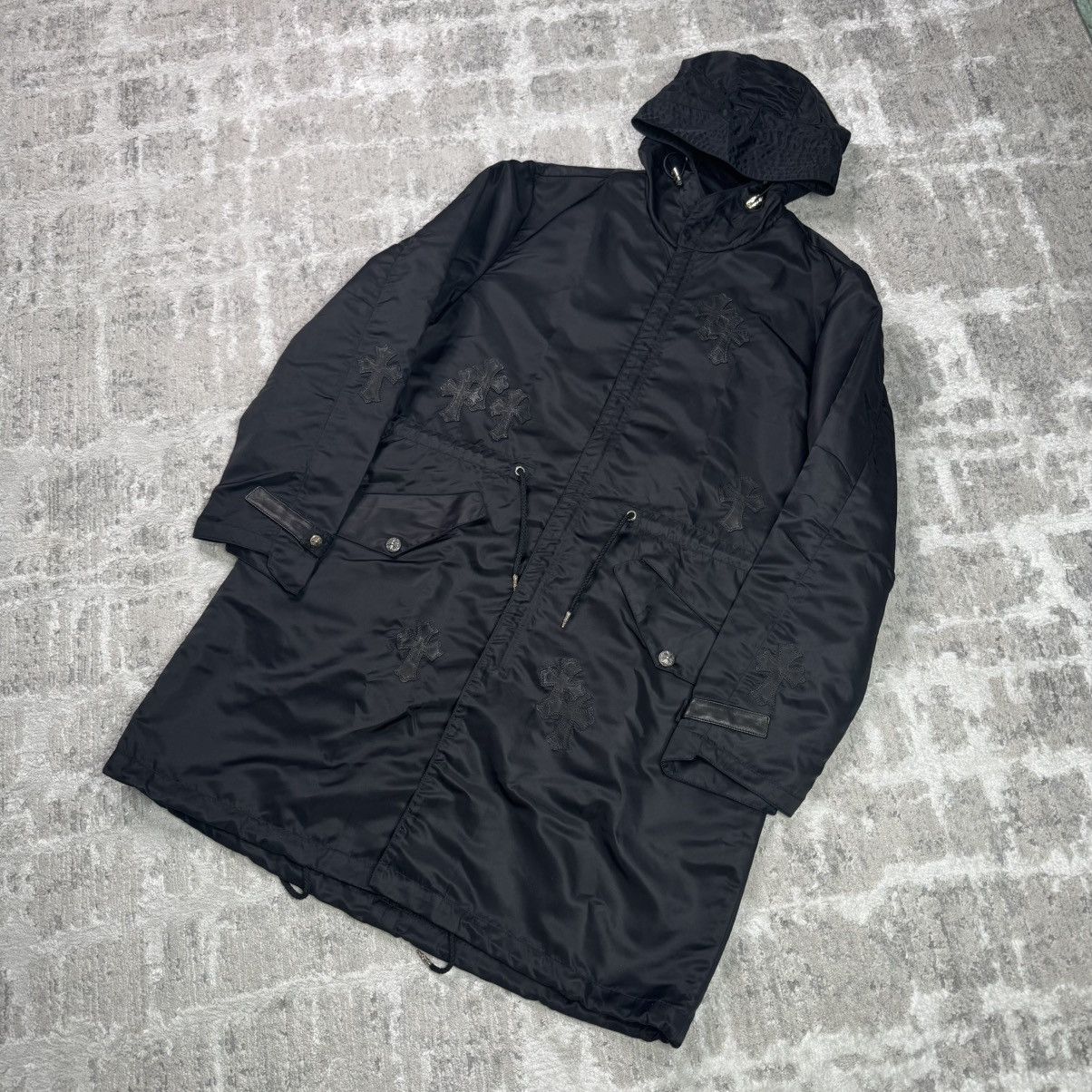 Chrome Hearts Nylon cross patch fishtail zip up jacket Size US L / EU 52-54 / 3 - 2 Thumbnail