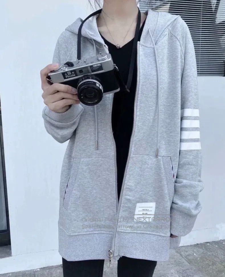 Other Thom Browne Grey zip coat Size US L / EU 52-54 / 3 - 6 Thumbnail