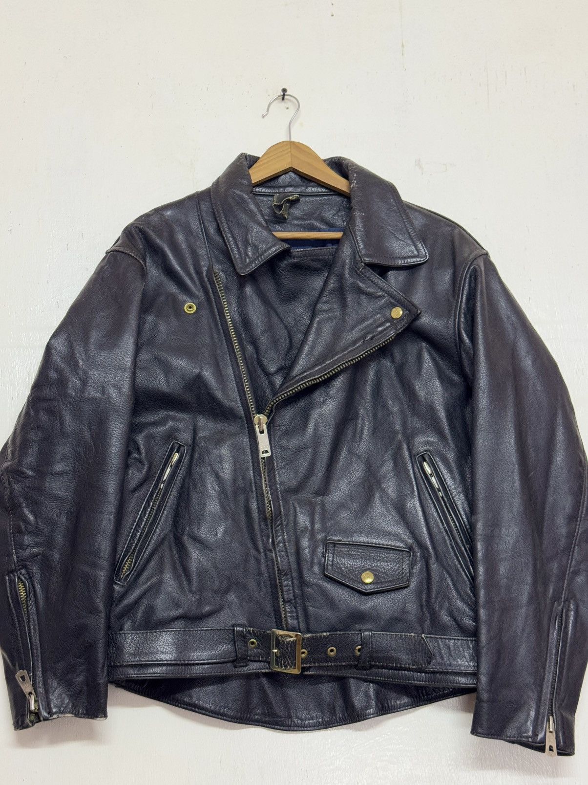 Vintage Vintage MARS Leather Melbourne Brando Style 80s Size US L / EU 52-54 / 3 - 6 Thumbnail