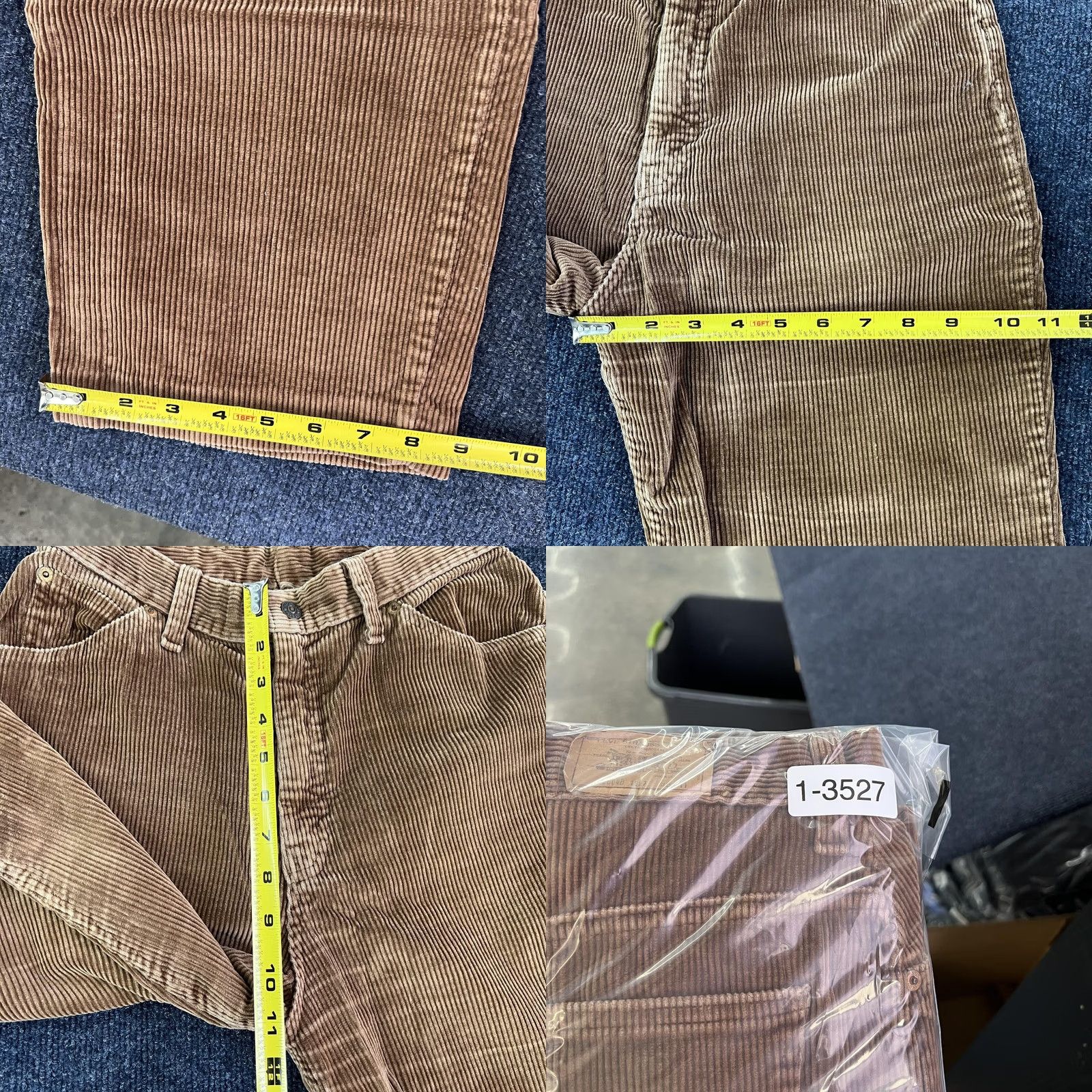 Levi's VINTAGE Levi's Pants Womens 11 Brown Corduroy Straight Leg Made USA 2604B 1927 Size 32" / US 10 / IT 46 - 8 Thumbnail