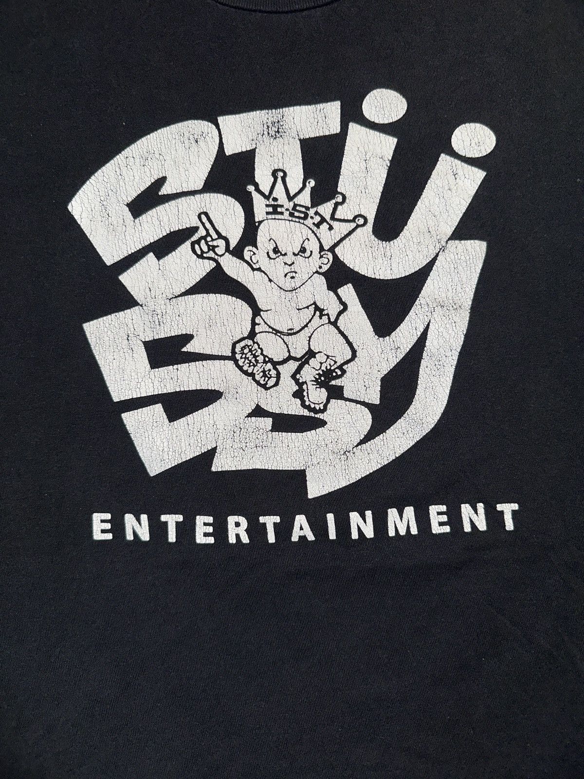 Stussy × Vintage WORN & FADED Vtg Y2K STUSSY DIDDY Bad Boy Records Tee XL Size US XL / EU 56 / 4 - 5 Thumbnail