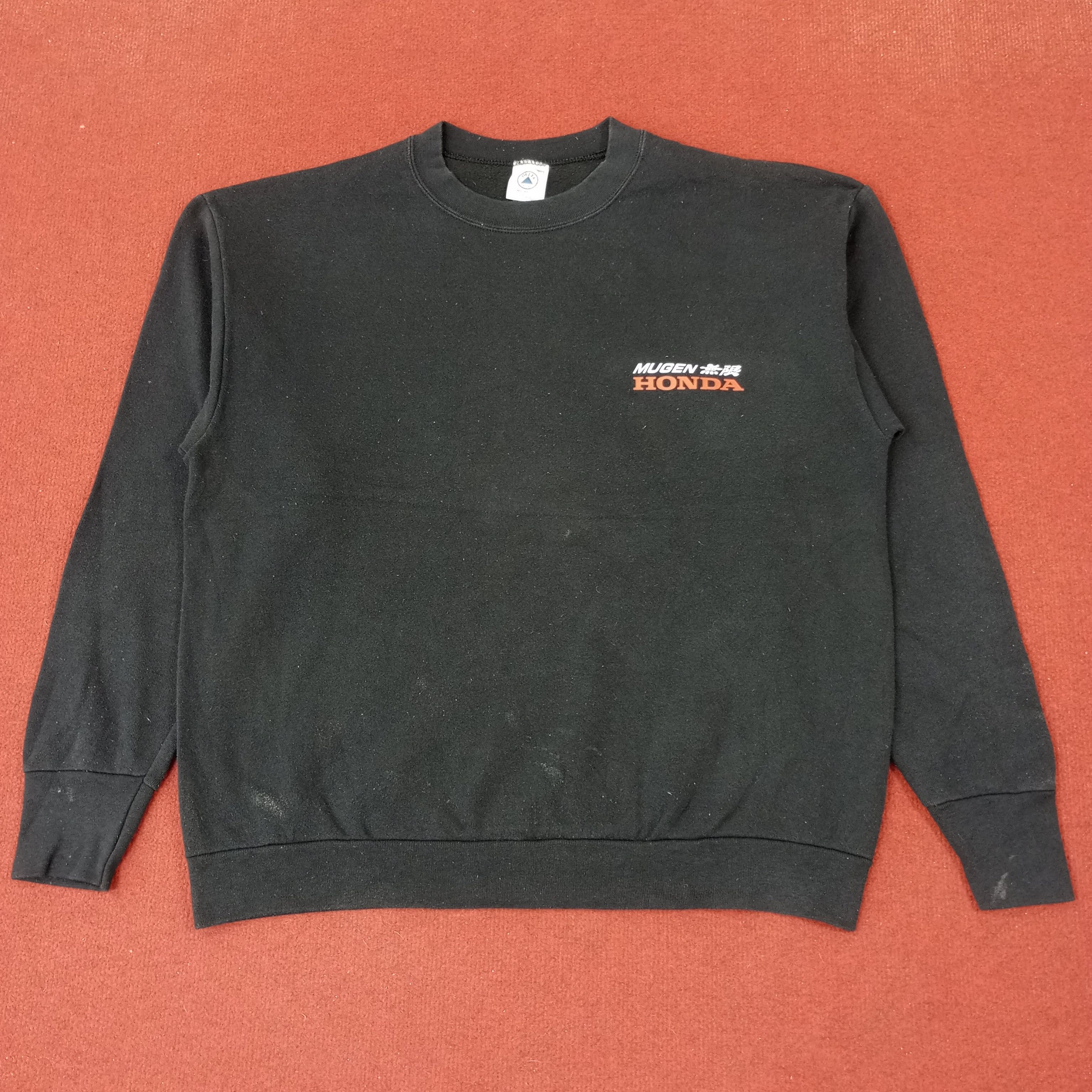 Vintage Mugen Honda Motorsports Custom Art Sweatshirt c218n26 Size US L / EU 52-54 / 3 - 3 Thumbnail
