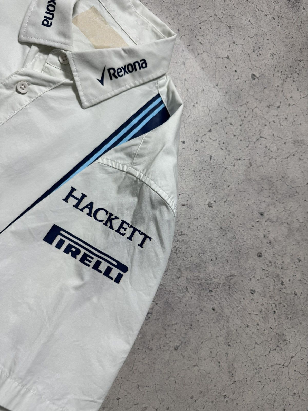 Hackett Hackett London Mercedes-Benz Williams Racing Button Shirt Size US XXL / EU 58 / 5 - 6 Thumbnail