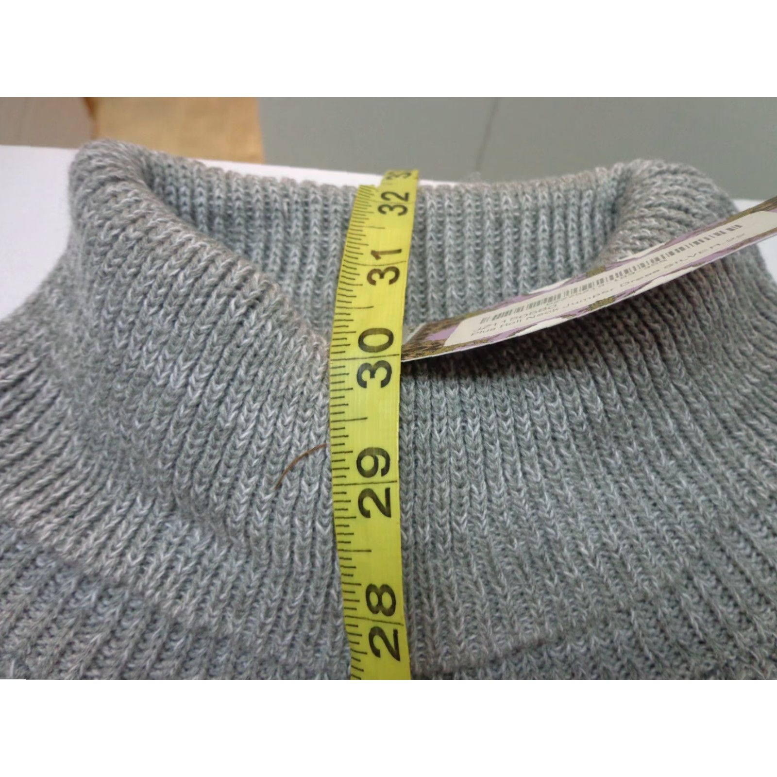 Boohoo Boohoo Plus Roll Neck Jumper Dress Silver Size 22 NEW Size 3XL / US 20-22 - 6 Thumbnail