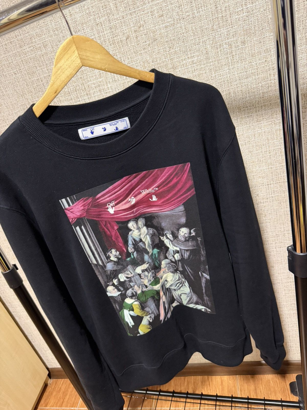 Off-White OFF WHITE CARAVAGGIO SWEATSHIRT Size US L / EU 52-54 / 3 - 3 Thumbnail