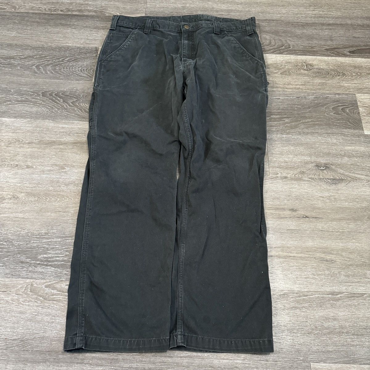 Carhartt × Vintage Essential Vintage Y2K Carhartt wide leg carpenter black Size US 38 / EU 54 - 2 Thumbnail