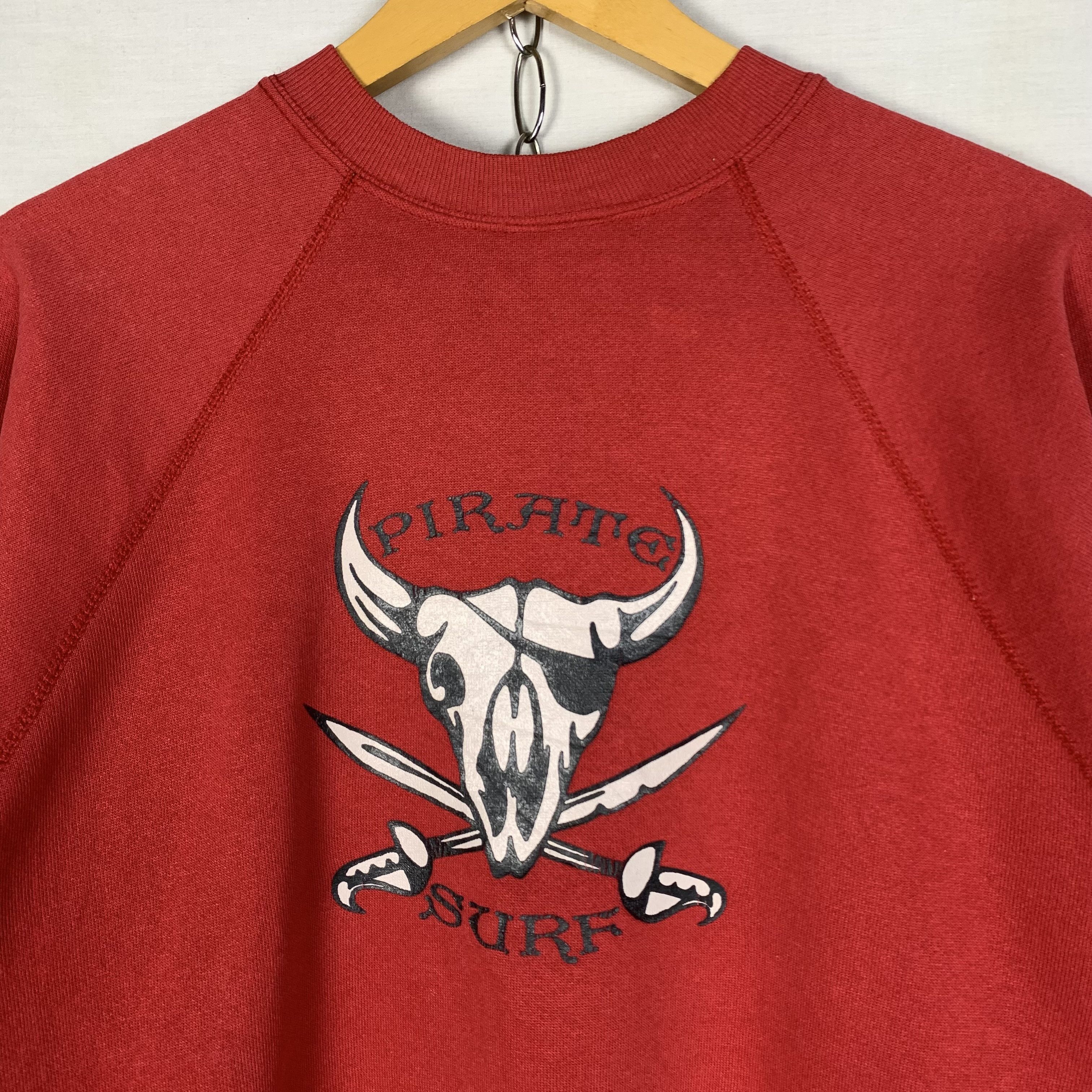 Vintage Vintage Pirate Surf Sweatshirt Crewneck Size US M / EU 48-50 / 2 - 2 Thumbnail