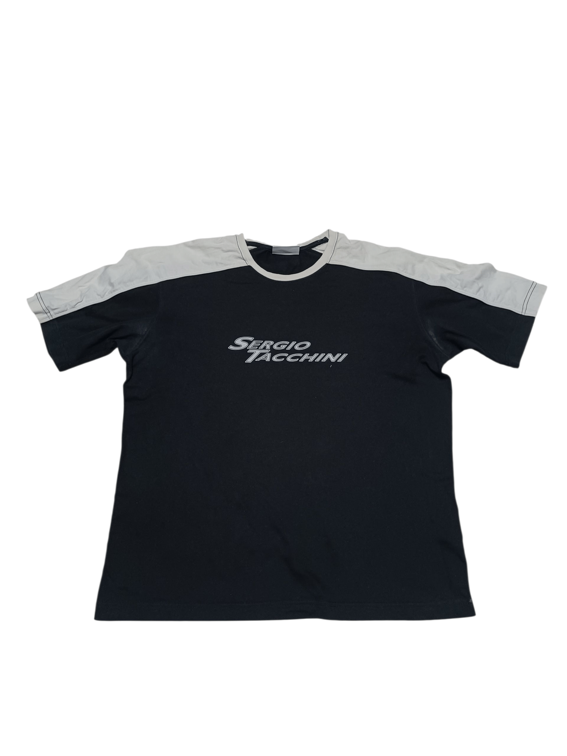 Sergio Tacchini SERGIO TACCHINI VINTAGE BIGLOGO TEE STREETWEAR Size US XL / EU 56 / 4 - 1 Thumbnail