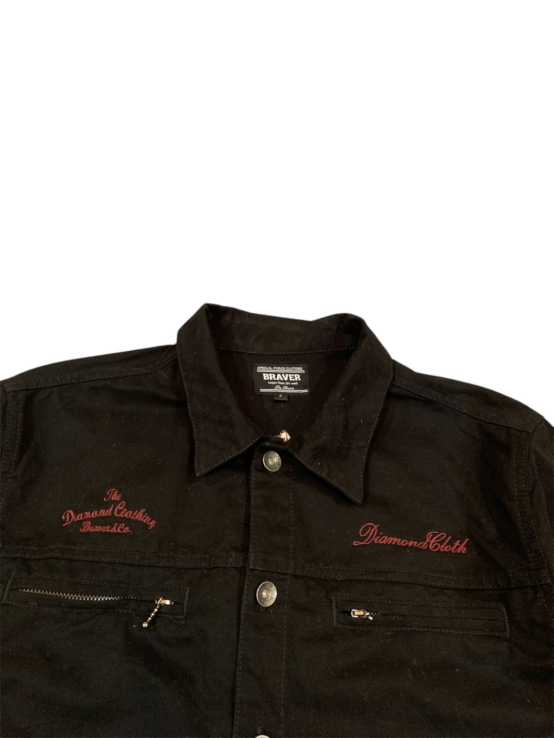 Japanese Brand × Vintage Vintage jacket Denim THE DIAMOND CLOTHING. Size US XL / EU 56 / 4 - 6 Thumbnail