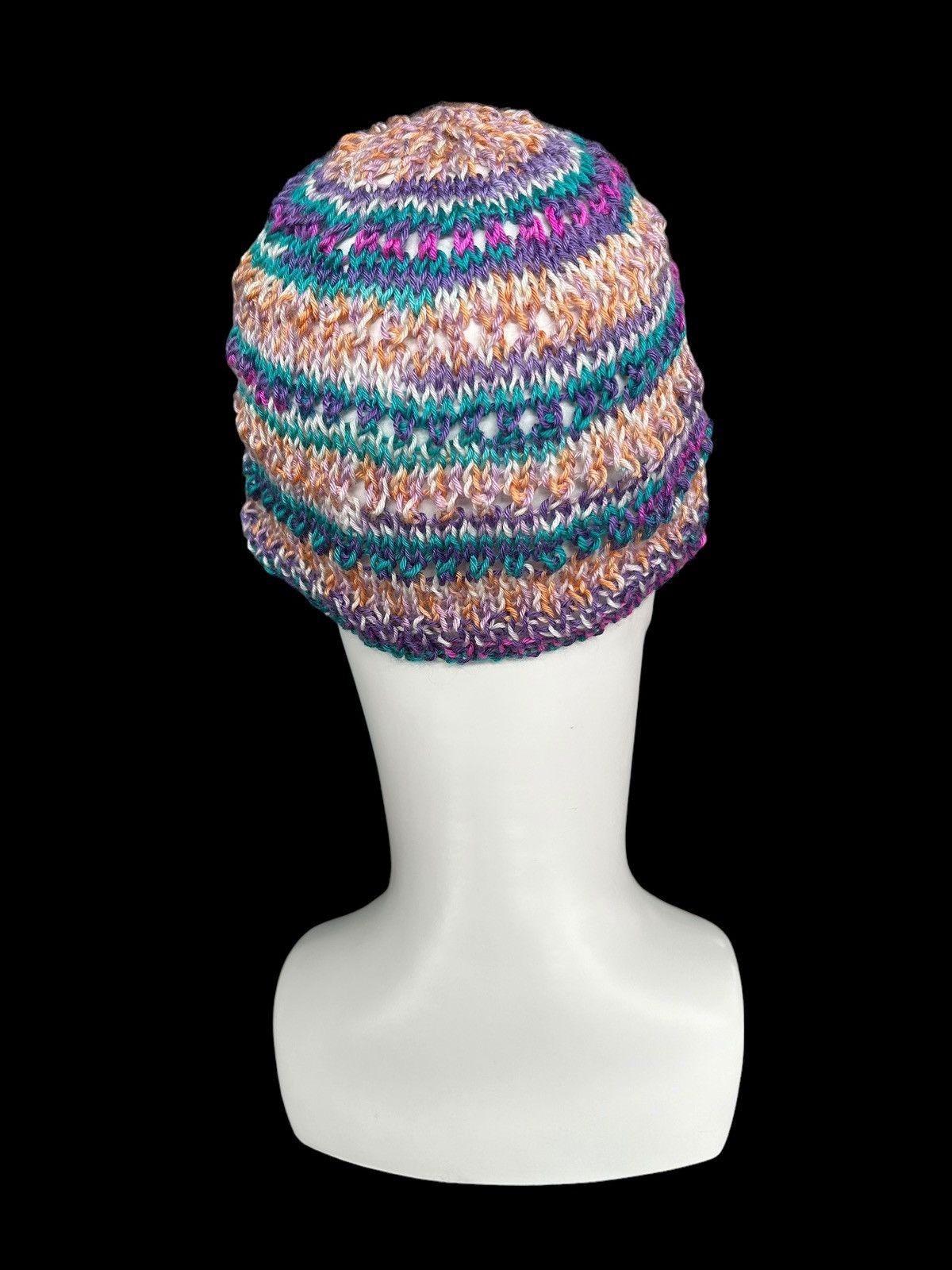 Japanese Brand × Kapital × Vintage Ceochet Knitted Handmade Hippies Style Beanie Hats Size ONE SIZE - 4 Thumbnail