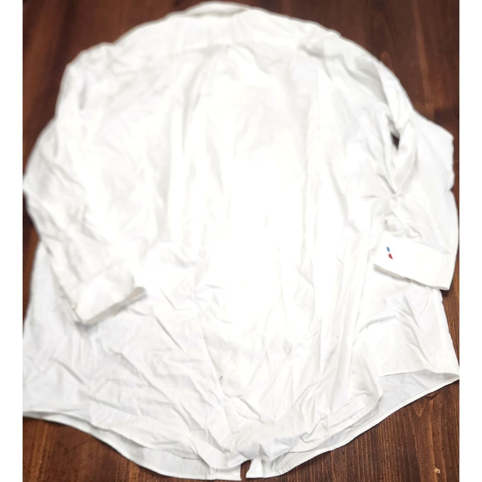 Lands' End Lands' End American Airlines Shirt White 19 X 35 Tall Traditional Fit Long Sleeve Button-Up Mens Womens Unisex Adults Size XXL / US 16-18 / IT 52-54 - 2 Thumbnail