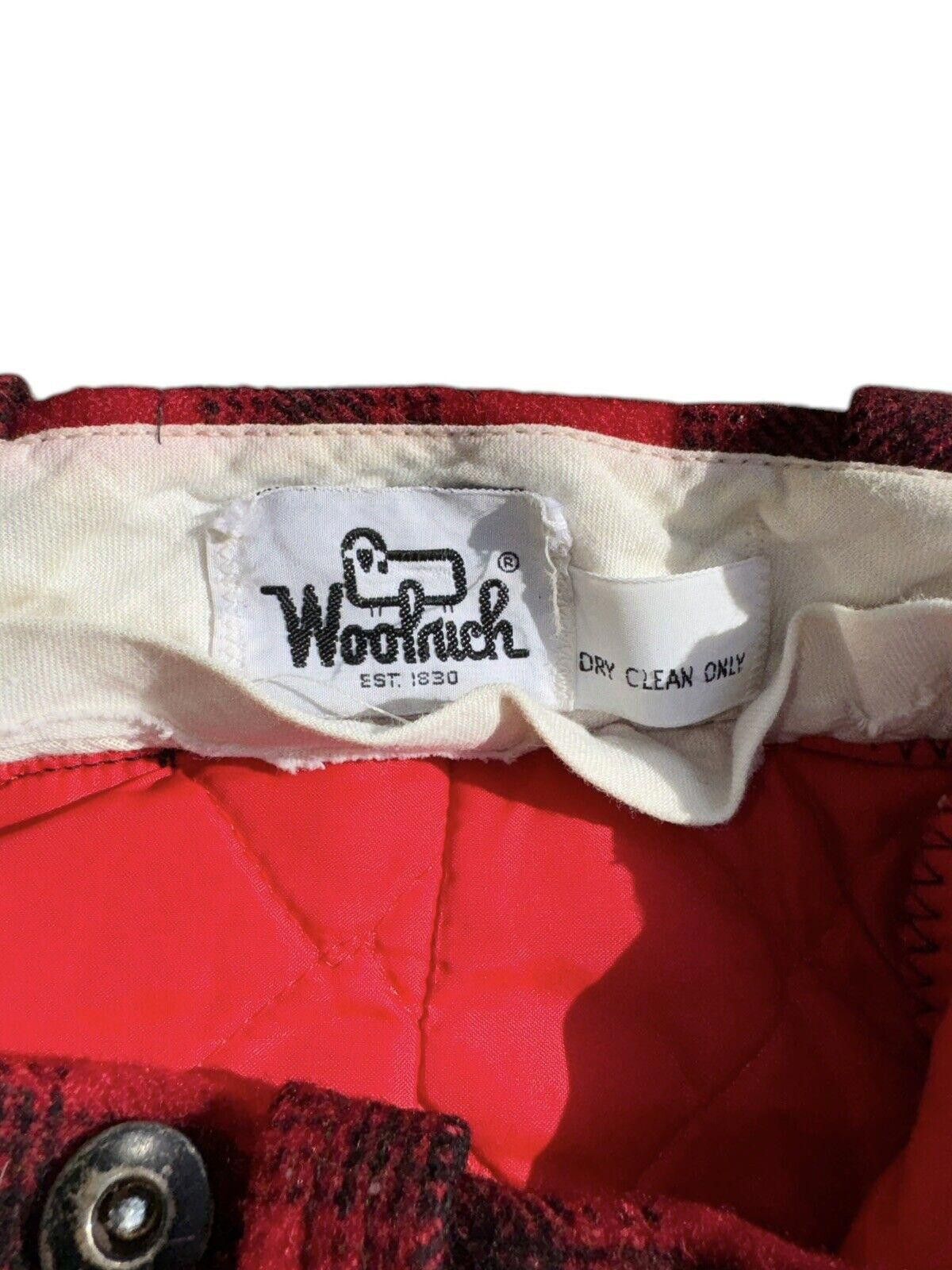 Designer Vintage 1950s 60s Woolrich Buffalo Plaid Hunting Pants L Size US 34 / EU 50 - 8 Thumbnail