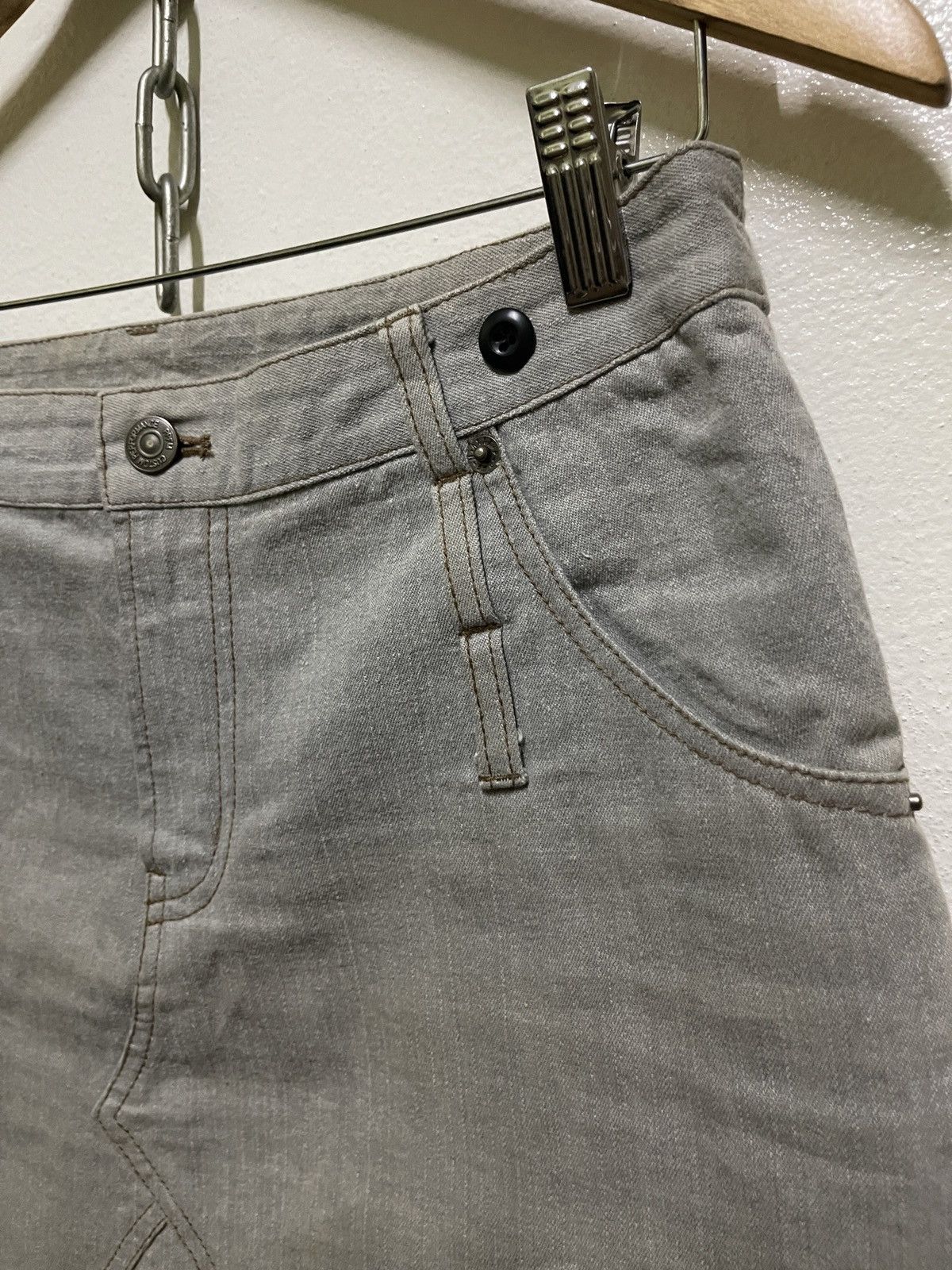 Vintage Ppfm Skirt Denim Sample Size 30" / US 8 / IT 44 - 4 Thumbnail