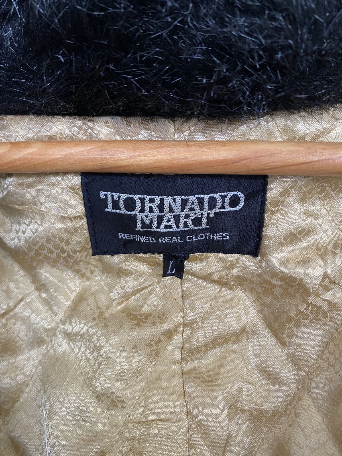 Tornado Mart Very Rare Vintage Tornado Mart Snake Skin Velvet Parka 1990s Size US L / EU 52-54 / 3 - 10 Thumbnail
