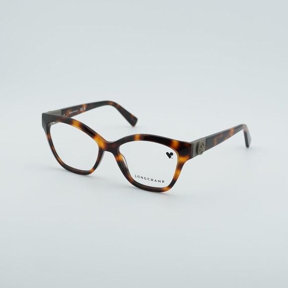 Longchamp Longchamp LO2755 230 Eyeglasses Havana 53mm Cat Eye Frame Size ONE SIZE - 1 Thumbnail