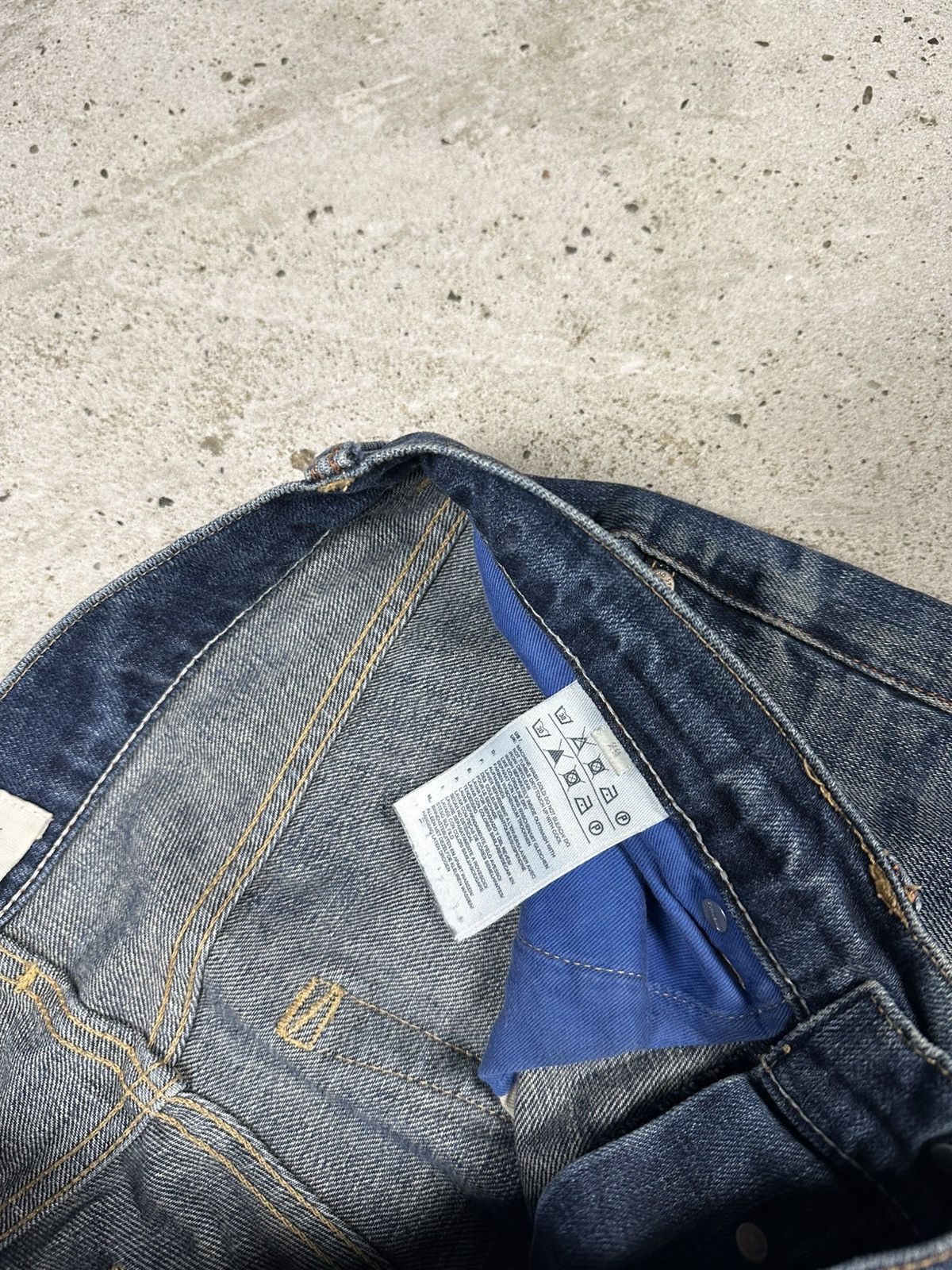 Adidas RARE Adidas Conductor Washed Navy Denim Pants Jeans y2k Size US 29 - 10 Thumbnail