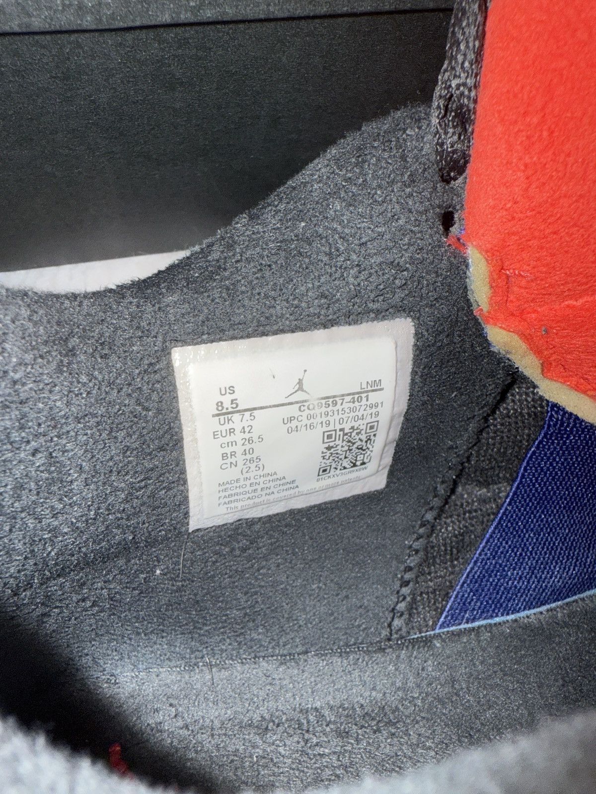 Jordan Brand Jordan 4 Winterized Loyal Blue 2019 Size US 8.5 / EU 41-42 - 9 Thumbnail