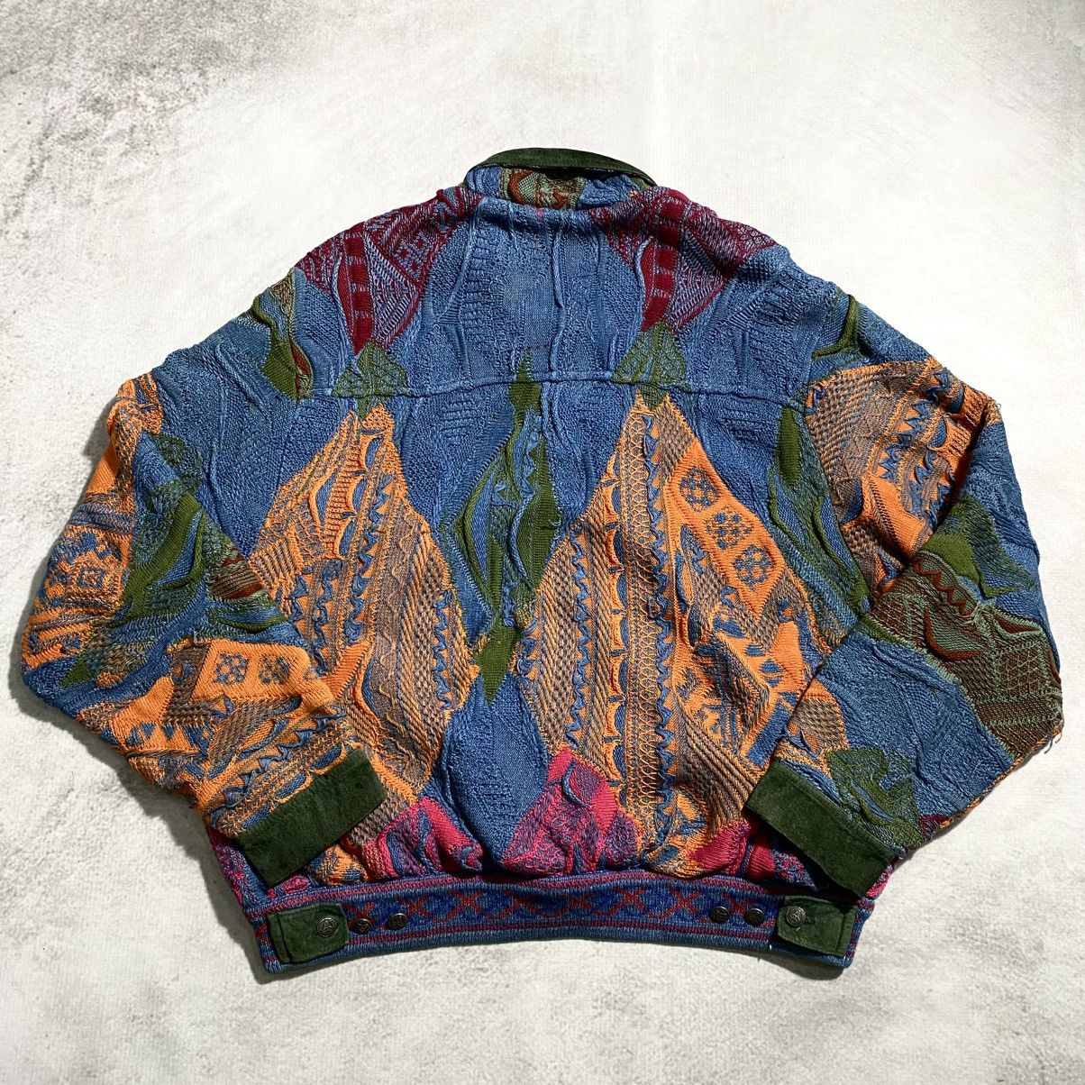 Coogi Coogi blue knitwear jacket Size US M / EU 48-50 / 2 - 6 Thumbnail