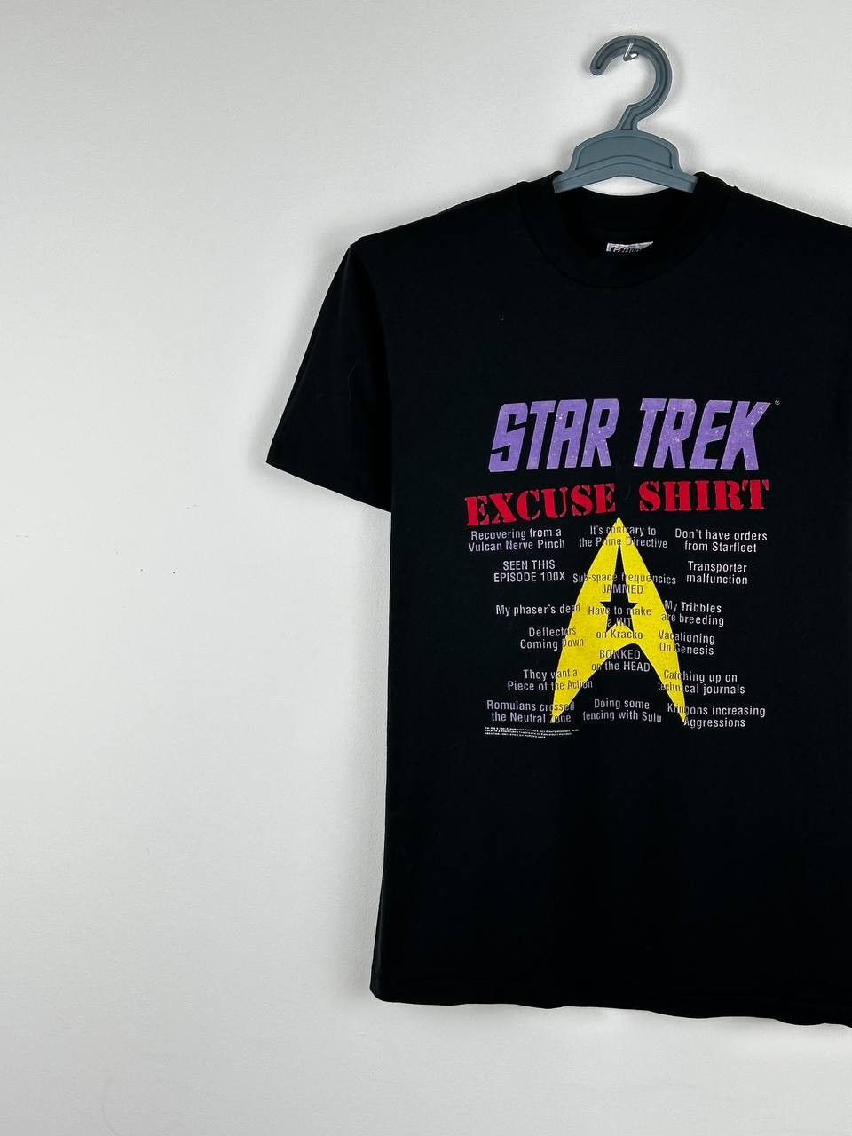 Vintage 1991 Star Treck Excuse Shirt Paramount T Shirt Size US M / EU 48-50 / 2 - 2 Thumbnail