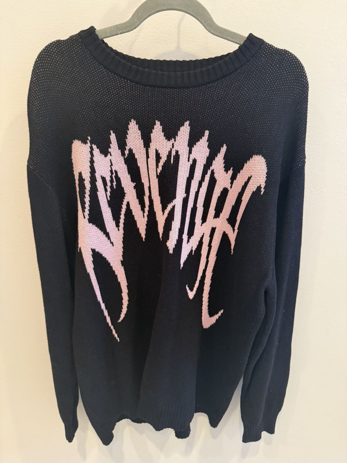 Revenge Revenge Anarchy Knit Sweater Black/Pink Size US L / EU 52-54 / 3 - 8 Thumbnail