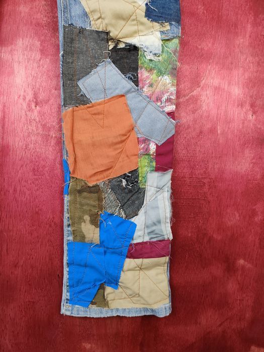 Acne Studios Acne Studios reworked reconstruct patchwork custom #5156DLL Size US 29 - 7 Thumbnail