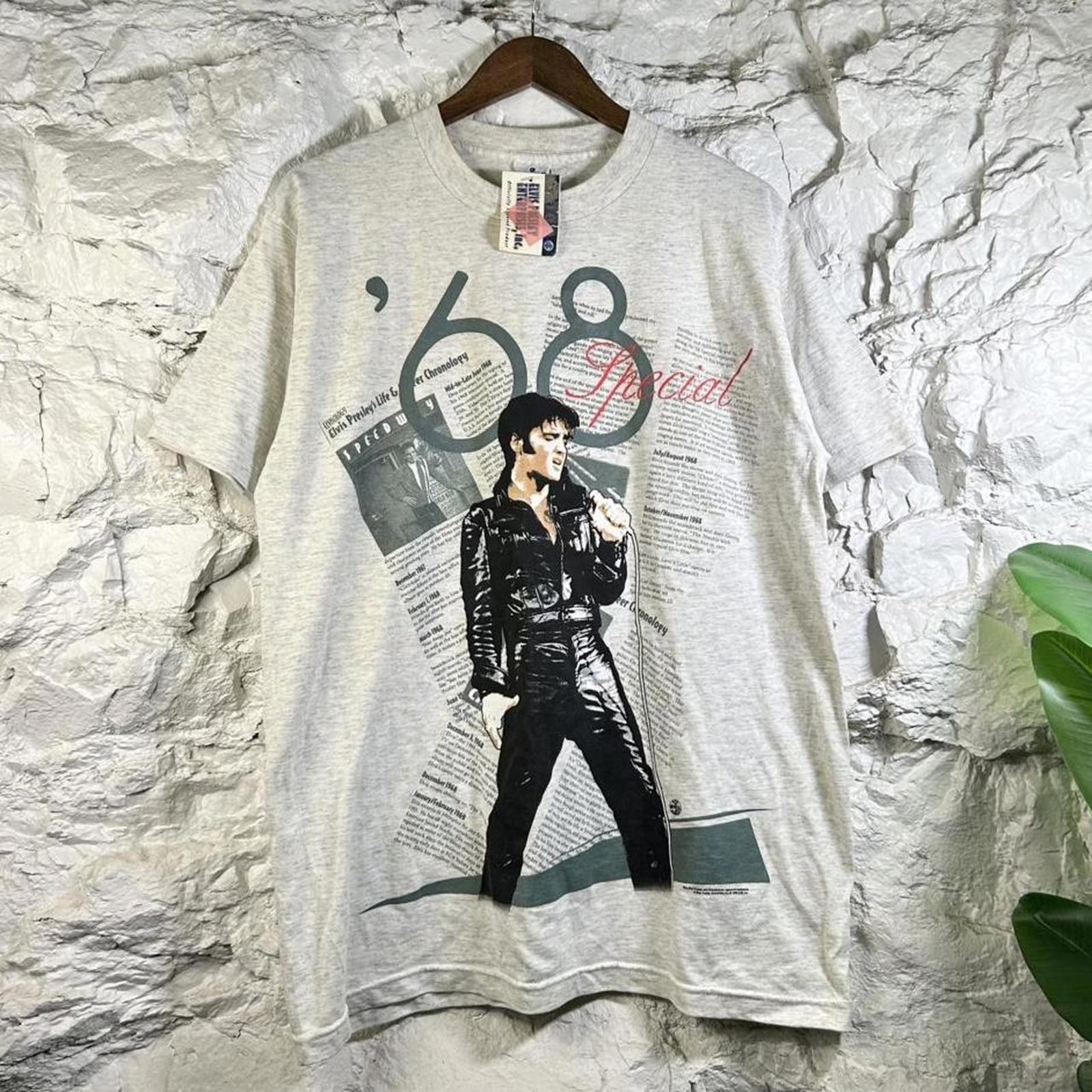 Other VTG 1998 Elvis Presley 68 Special AOP T-Shirt Deadstock Size US L / EU 52-54 / 3 - 1 Thumbnail