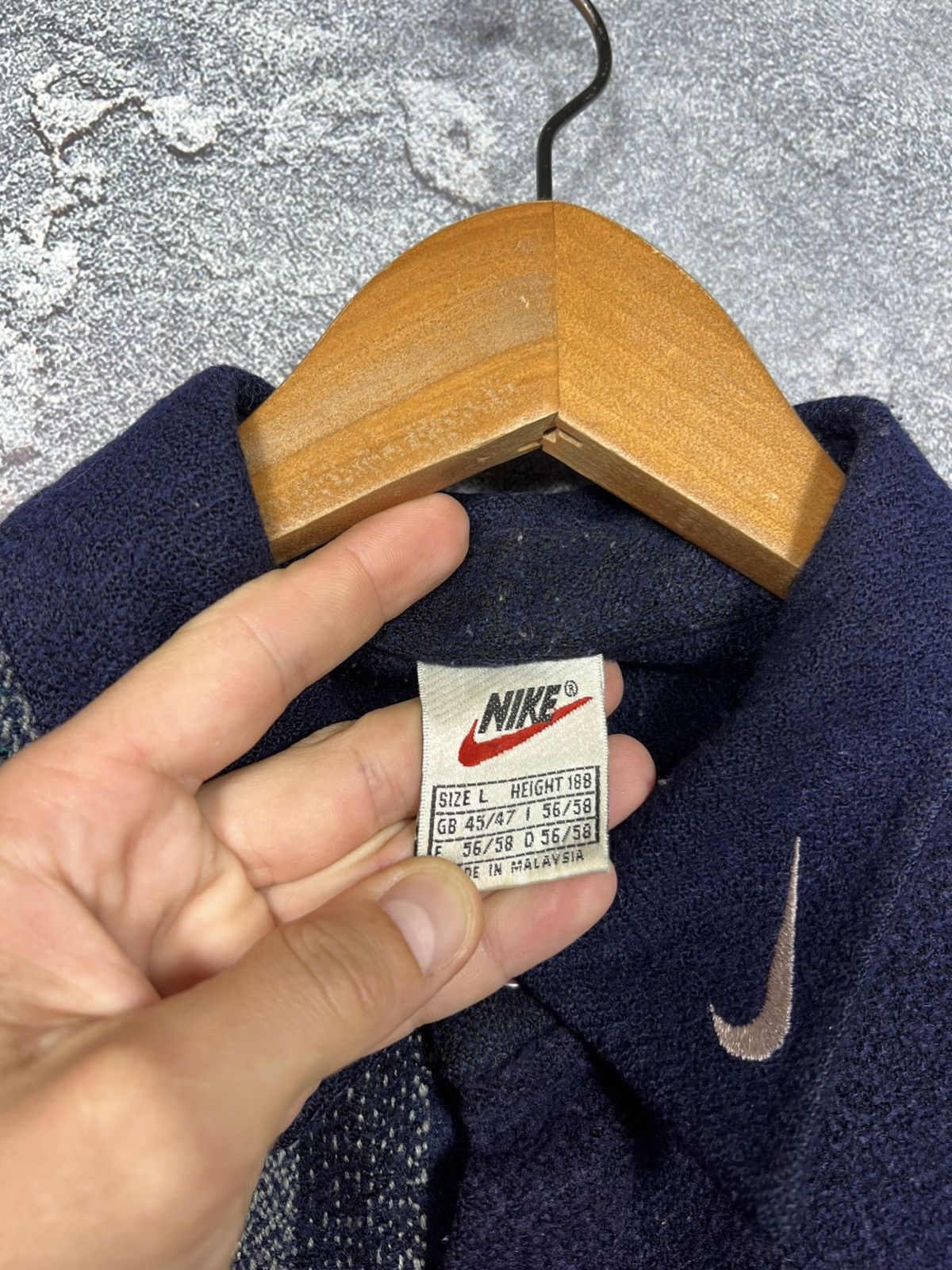Nike Vintage Nike Andre Agassi Style Flanel Shirt Overshot Size US L / EU 52-54 / 3 - 6 Thumbnail