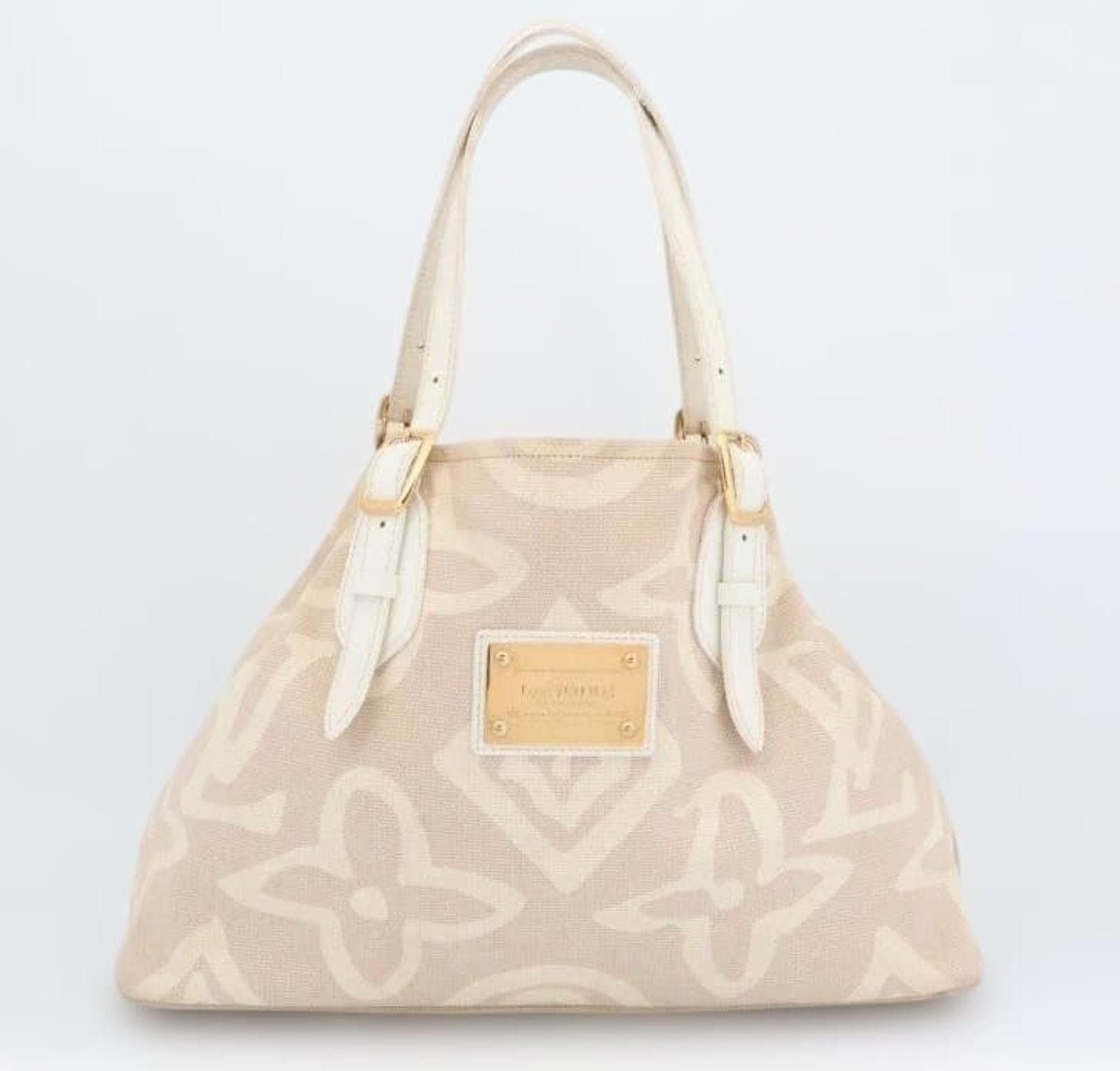 Louis Vuitton Louis Vuitton - Beige Monogram Canvas Handbag Size ONE SIZE - 5 Thumbnail
