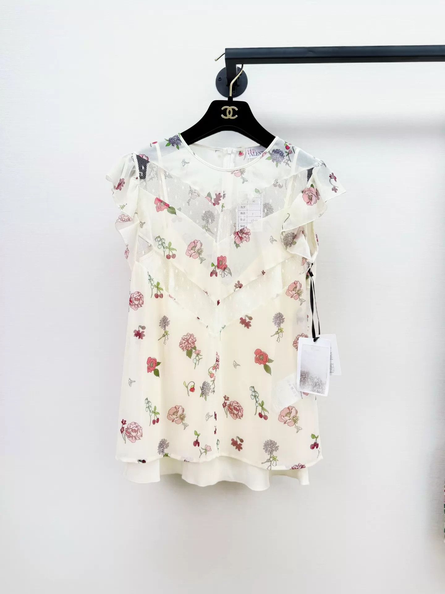 RED Valentino Red Valentino Women's NWT Short Sleeve Skirt Set 38 Size XS / US 0-2 / IT 36-38 - 2 Thumbnail