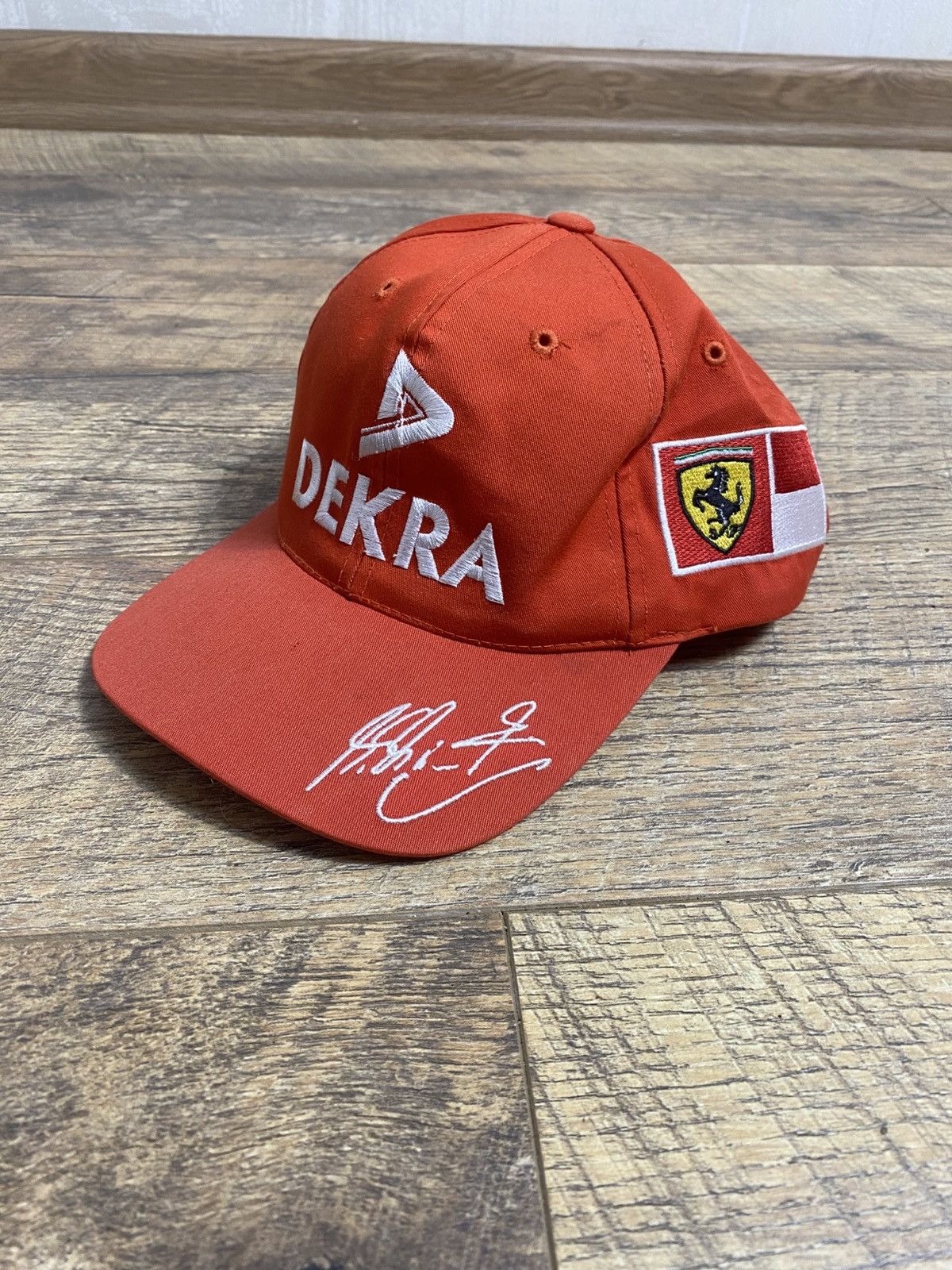 Ferrari Michael Schumacher Ferrari Vintage F1 Promo Cap Rare Retro Size ONE SIZE - 1 Thumbnail