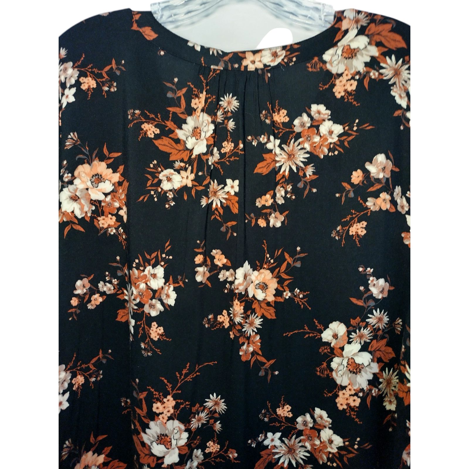 Croft & Barrow Croft & Barrow Womens Long Sleeve Blouse Floral SZ XXL Size XXL / US 16-18 / IT 52-54 - 9 Thumbnail
