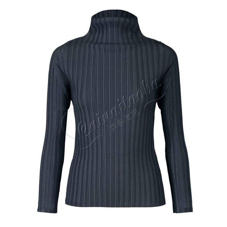 Issey Miyake Issey Miyake Ribbed Turtleneck Top Size US M / EU 48-50 / 2 - 1 Thumbnail