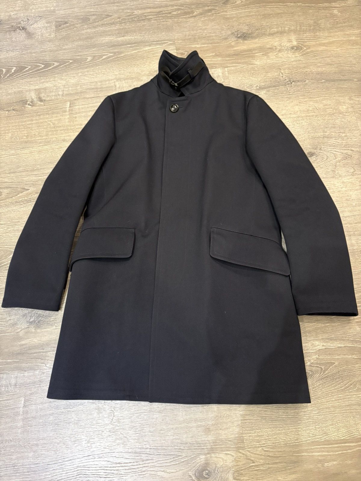 Tom Ford Men’s Tom Ford Kazan Navy Overcoat SZ 48 Size US M / EU 48-50 / 2 - 15 Thumbnail
