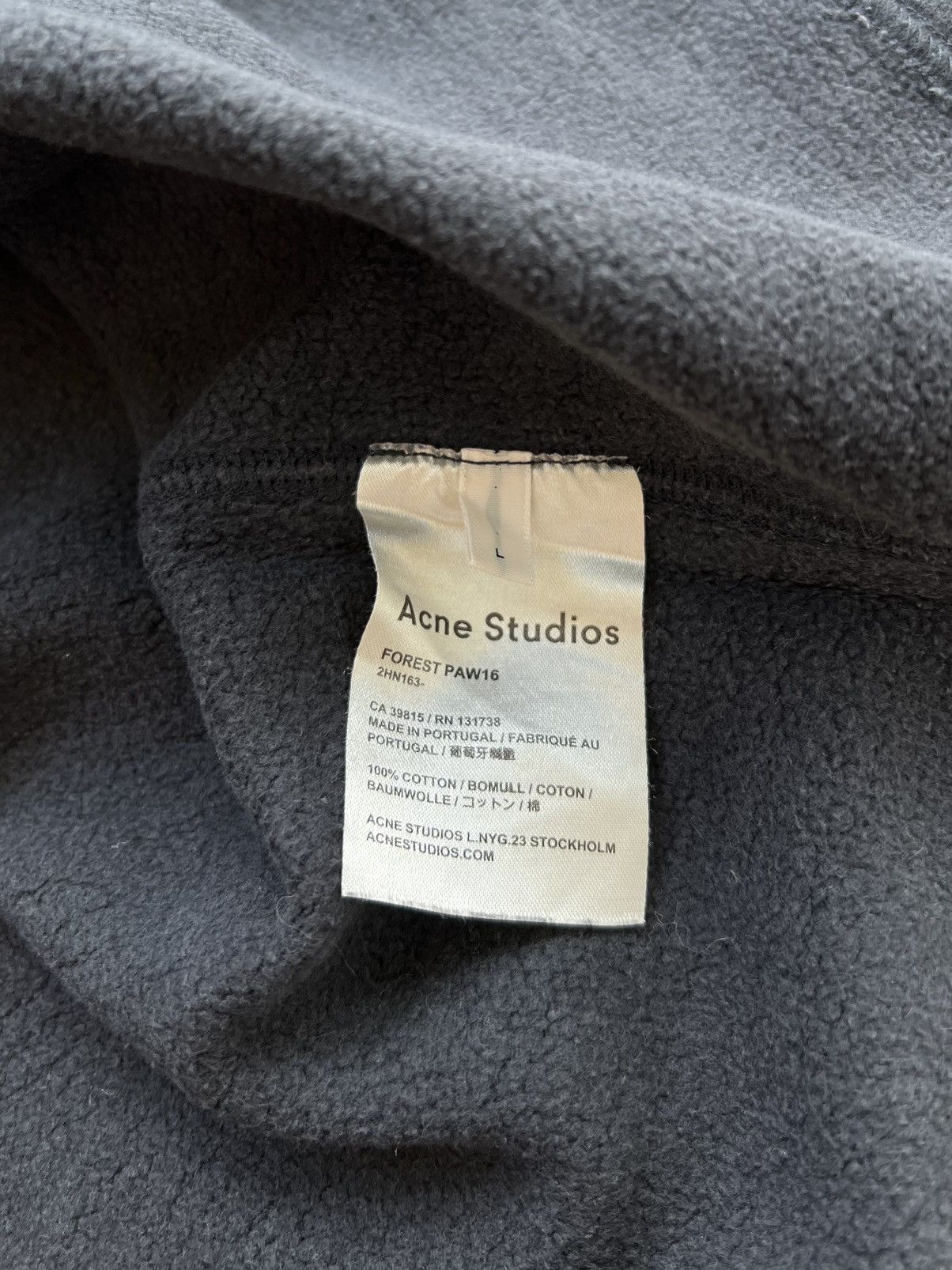 Acne Studios Acne Studios AW16 Loose Neck Sweatshirt Size US L / EU 52-54 / 3 - 4 Thumbnail