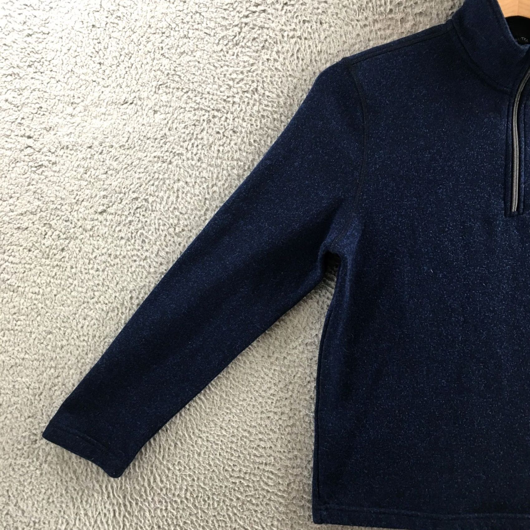 Nautica Nautica Sweater Mens M Navy Quarter Zip Fleece Pullover Logo Soft Warm Casual Size US M / EU 48-50 / 2 - 5 Thumbnail