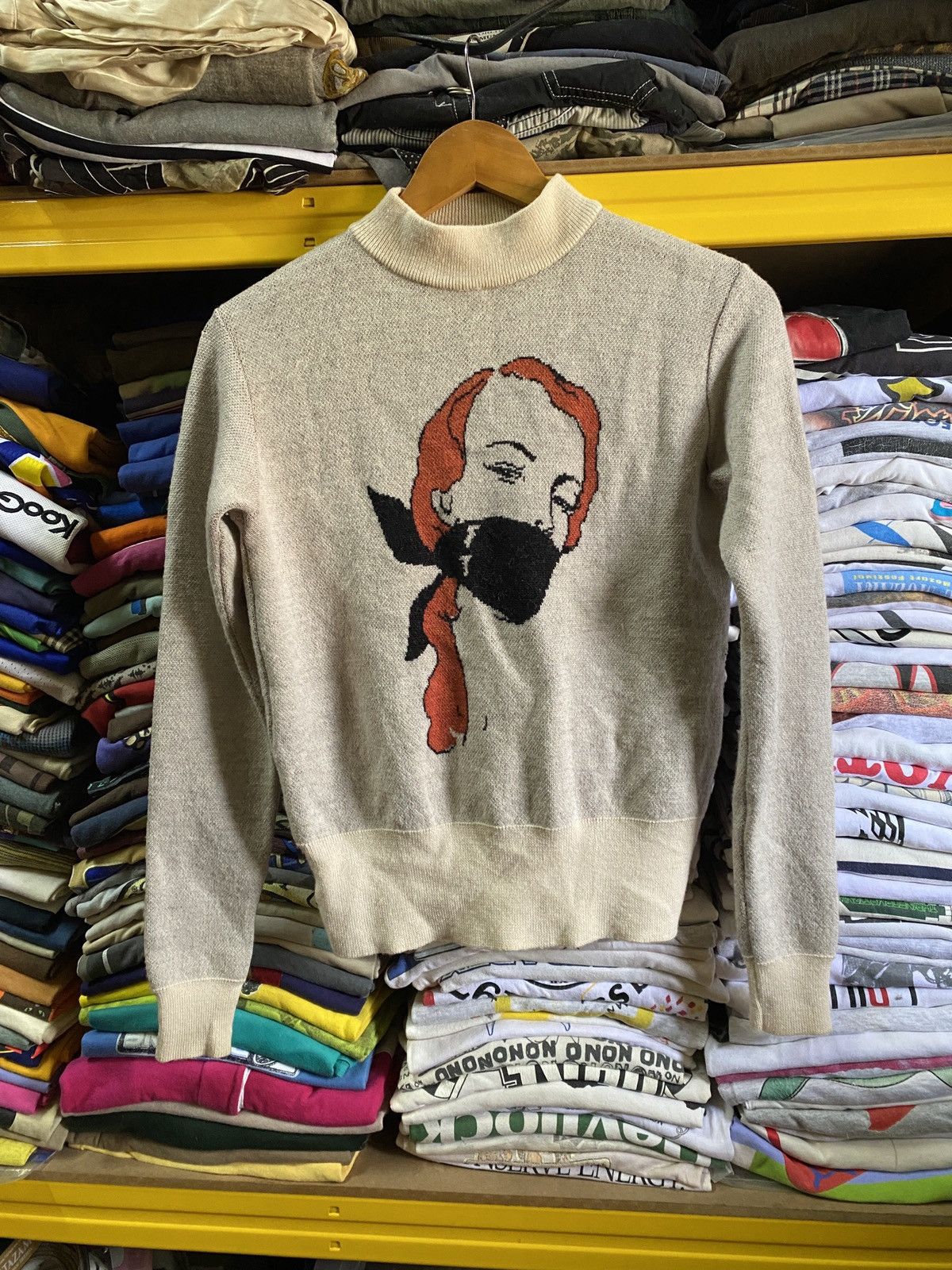 Designer × G.V.G.V. G.V.G.V Japan Wool Graphic Sweater Size US S / EU 44-46 / 1 - 1 Thumbnail