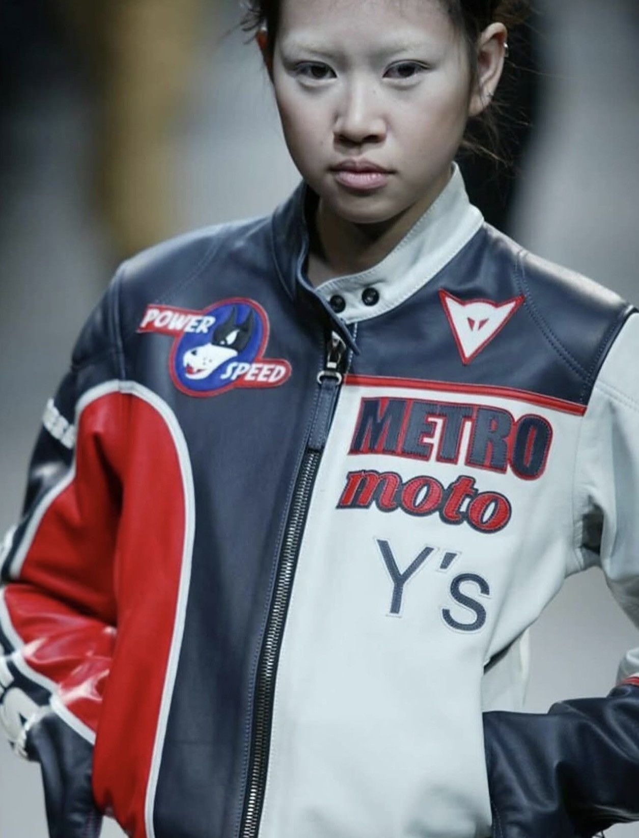 Yohji Yamamoto AW04 Y’s x Dianese Metro Moto Split Leather Racer Jckt Size US XXS / EU 40 - 3 Thumbnail