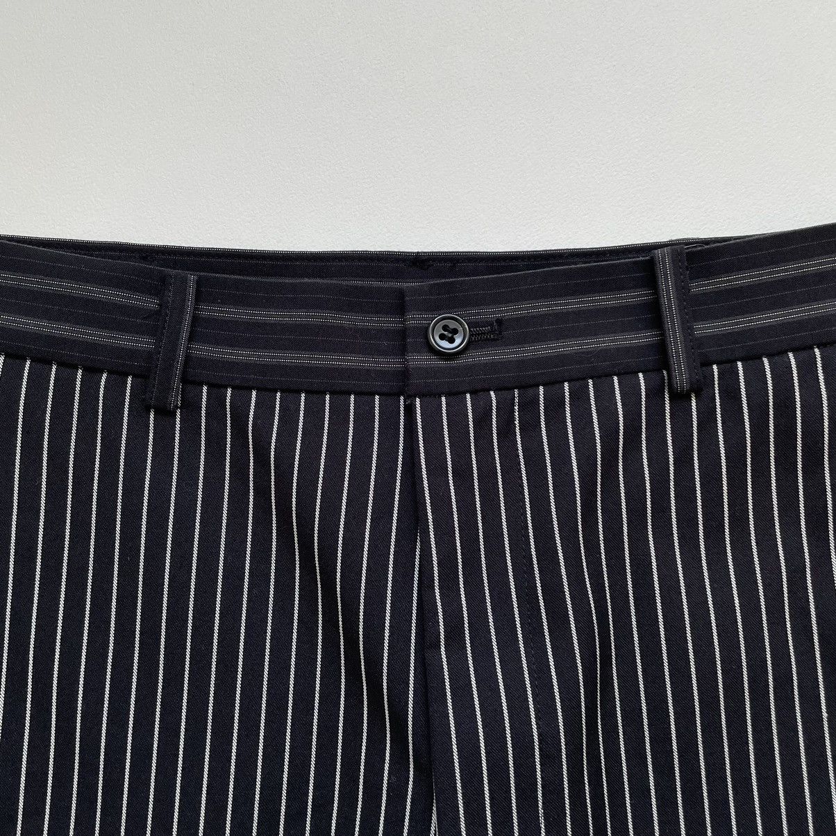 Comme des Garcons S/S 19 Reworked Black/White Pinstripe Pants Size US 30 / EU 46 - 6 Thumbnail