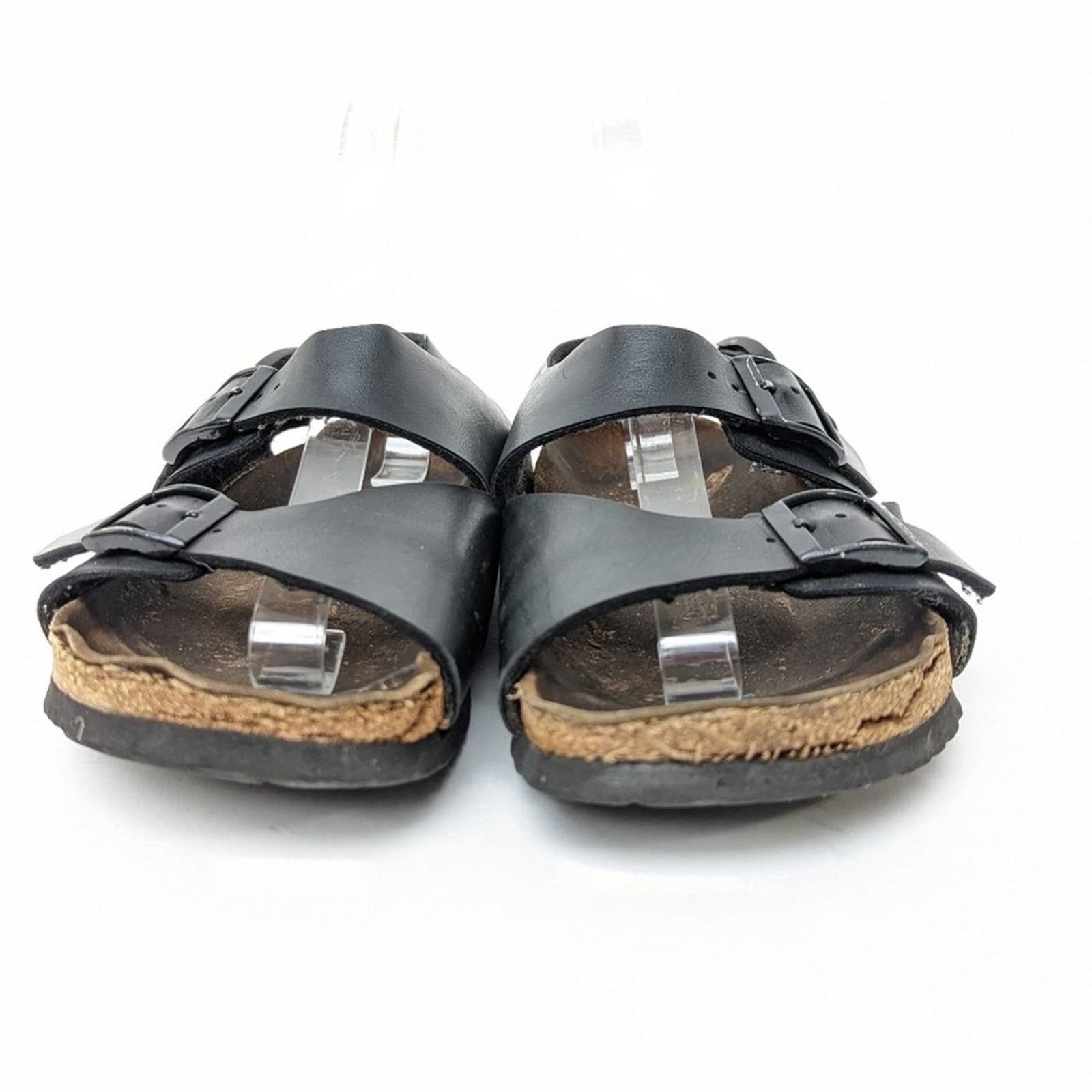 Birkenstock Birkenstock Black Leather Milano Sandals - 8 Size US 8 / IT 38 - 7 Thumbnail