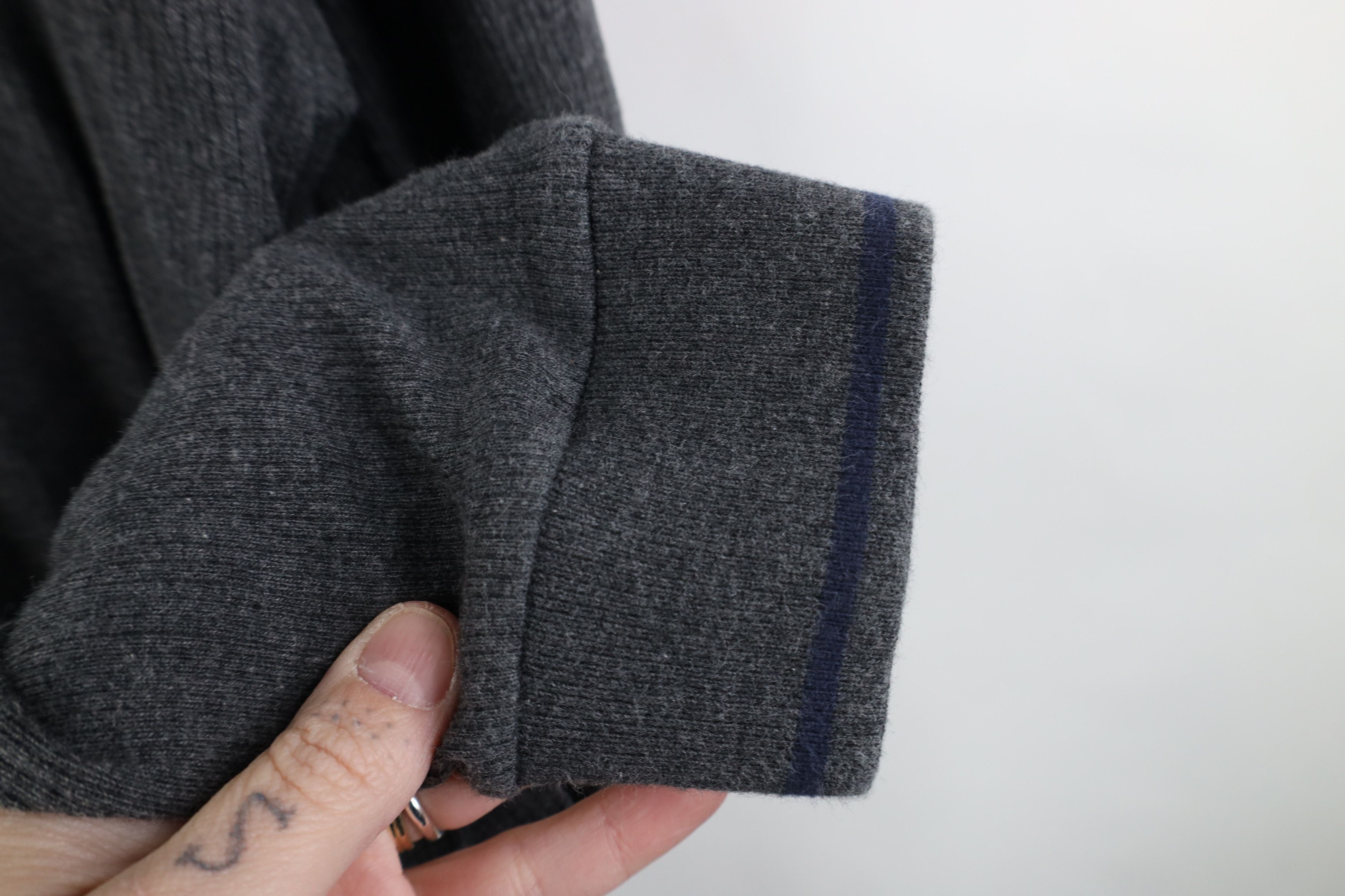 Woolrich Woolen Mills Vintage 90s Woolrich Ribbed Knit Turtleneck T-Shirt Gray USA Size US XL / EU 56 / 4 - 7 Thumbnail