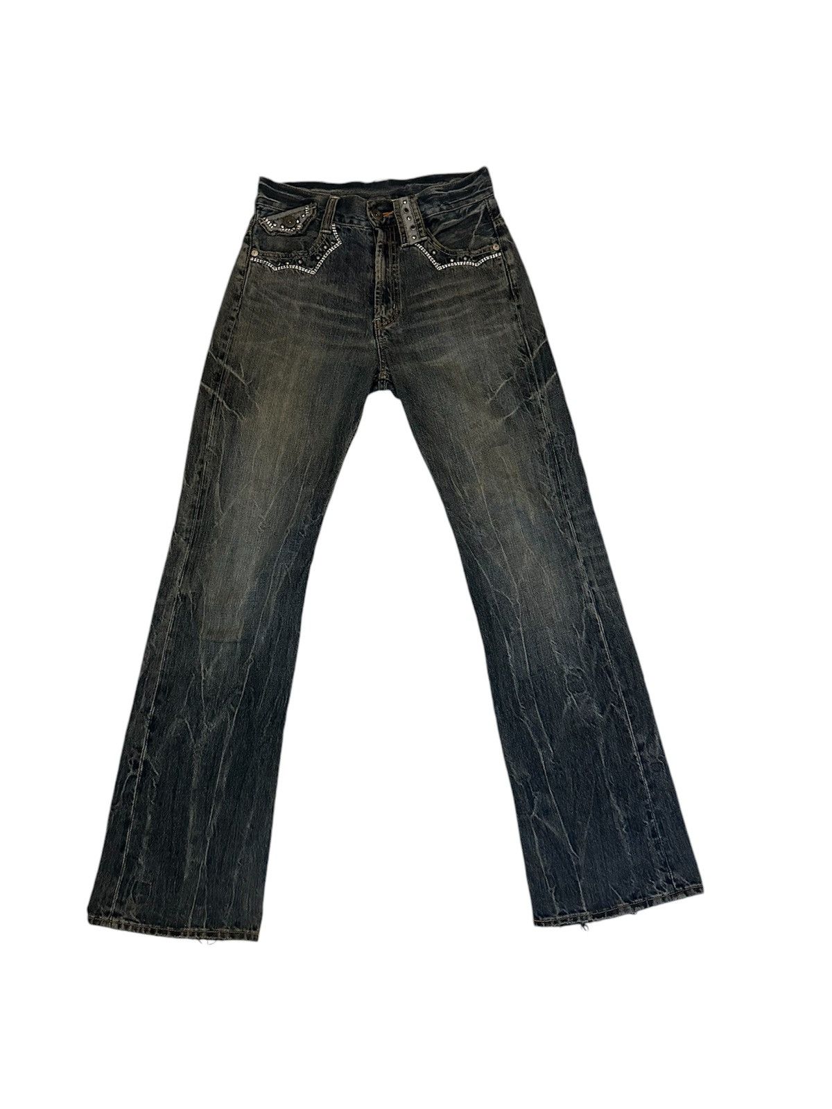 Japanese Brand Distress denim Size US 30 / EU 46 - 1 Thumbnail