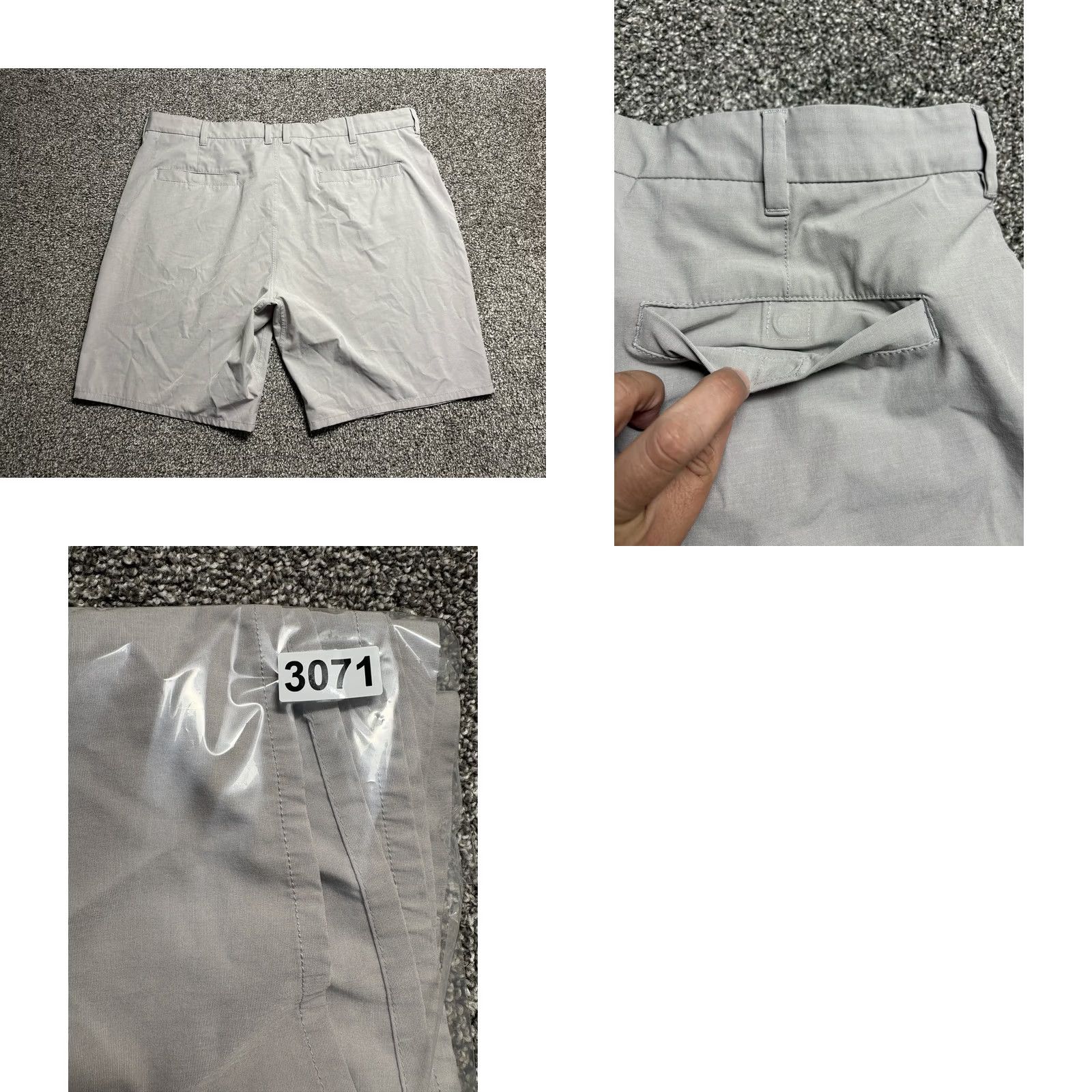 johnnie-O VINTAGE Johnnie-O Mens Calcutta Prep-Formance Shorts Mens 40 Khaki Beige Golf Summer (Move to Adults) Size US 40 / EU 56 - 9 Thumbnail