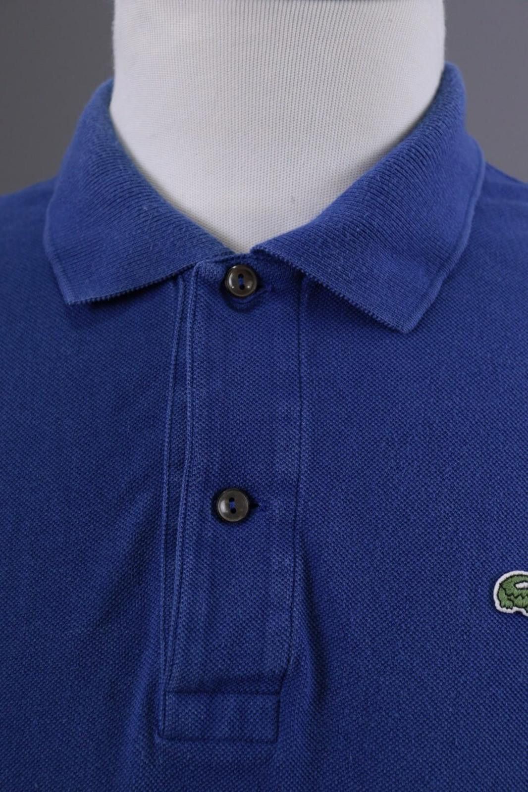 Lacoste Men Lacoste Blue Short Sleeve Polo Shirt Size 5 / L Size US L / EU 52-54 / 3 - 7 Thumbnail
