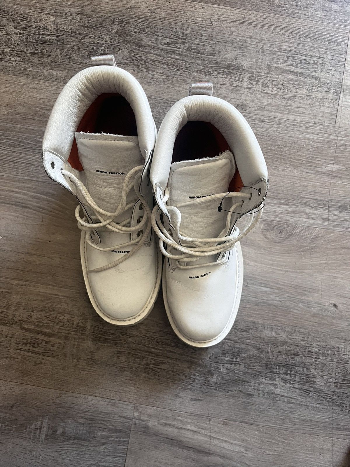 image of Heron Preston White Boots, Men's (Size 9)