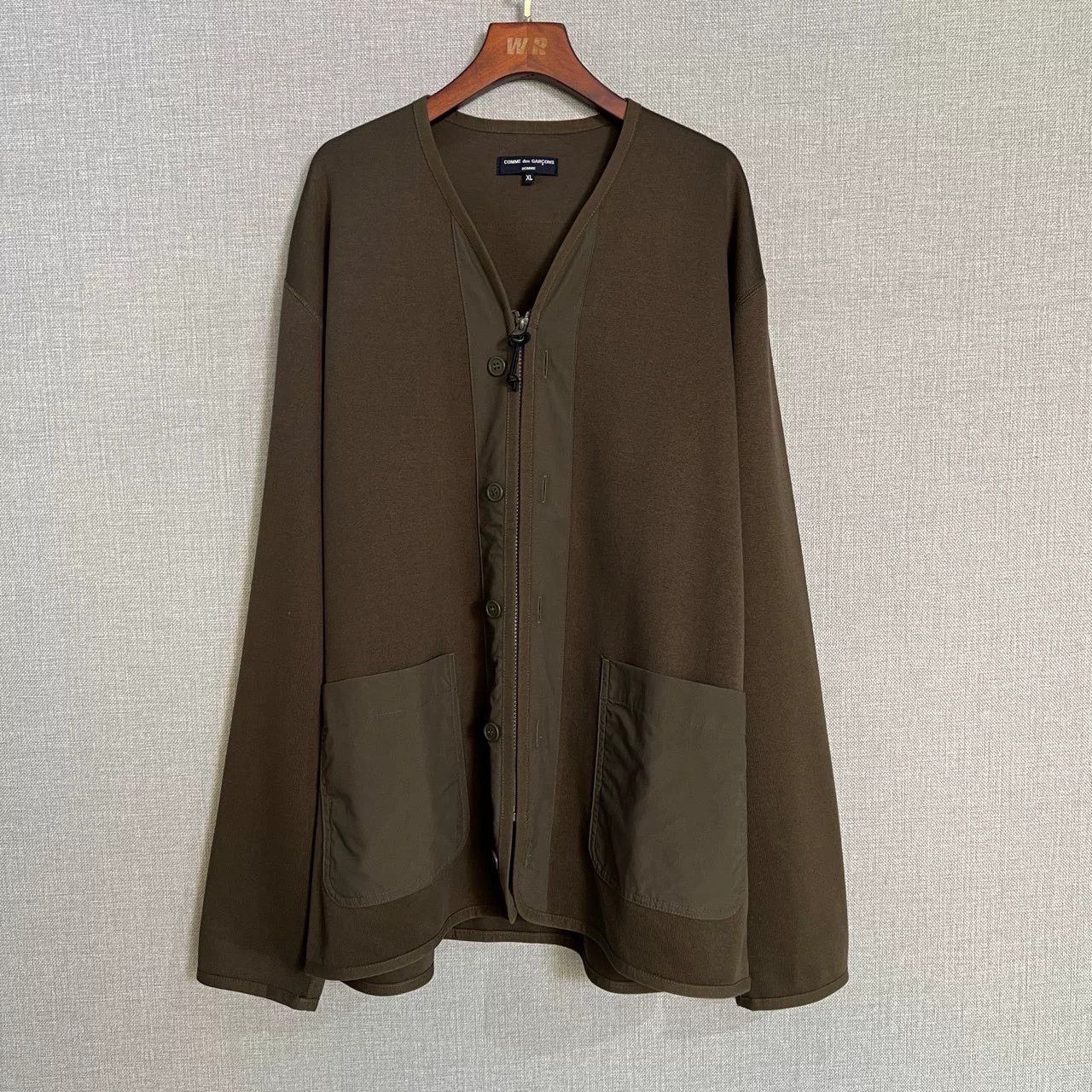 Comme des Garcons Homme CDG HOMME 23SS Collarless Zip Jacket Size US XL / EU 56 / 4 - 1 Thumbnail
