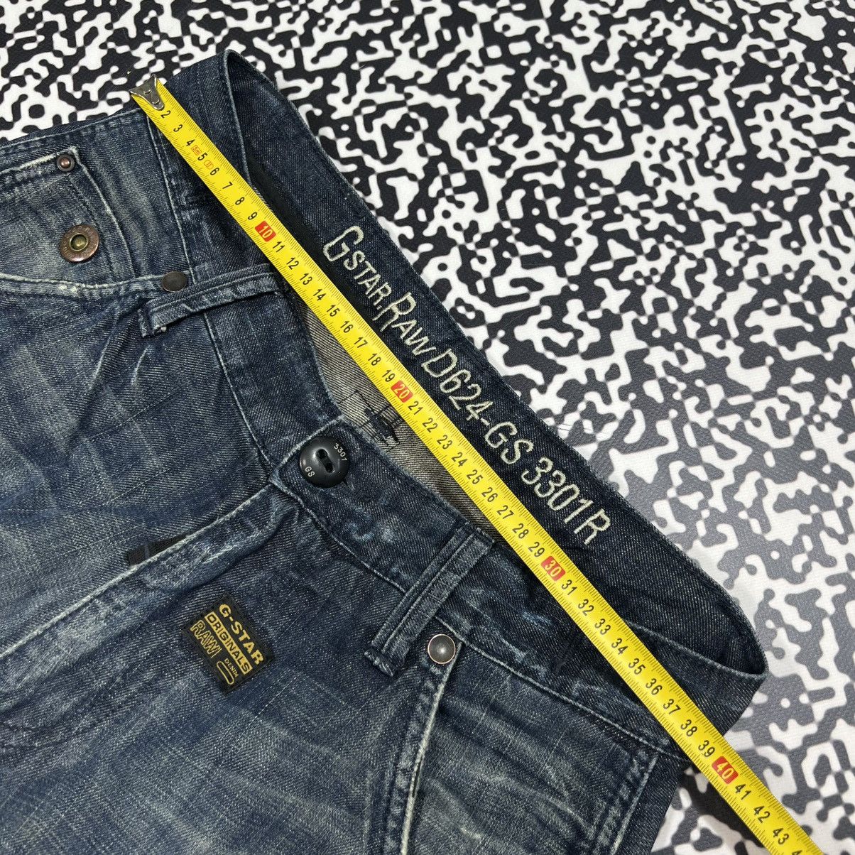 G-Star Vintage Y2K G Star Raw Japanese Style Denim Distressed Jeans Size US 30 / EU 46 - 20 Thumbnail