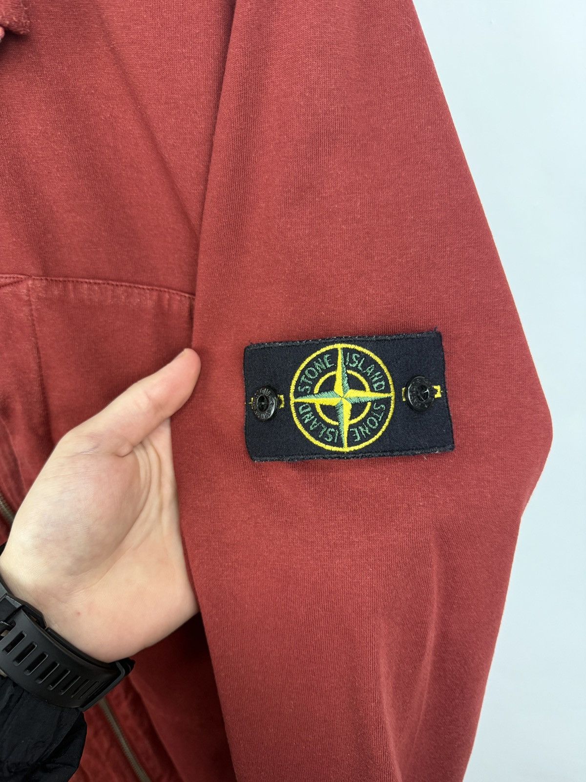 Stone Island 🇮🇹 Vintage 90s Stone Island Archive Layered Hooded Jacket Size US XL / EU 56 / 4 - 5 Thumbnail
